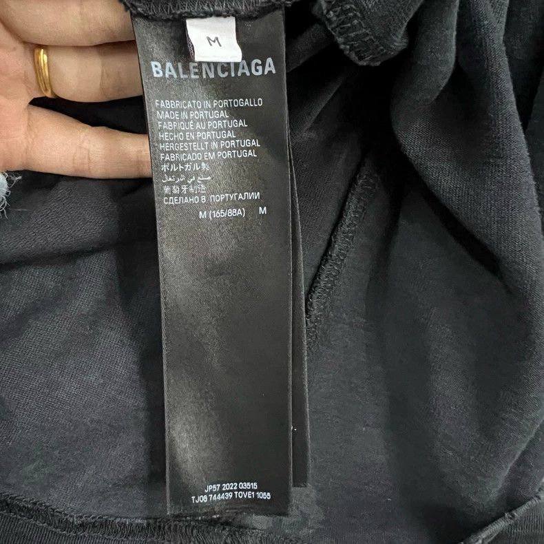 Balenciaga Balenciaga Abstract logo letter pattern printed short slee Size US M / EU 48-50 / 2 - 3 Thumbnail