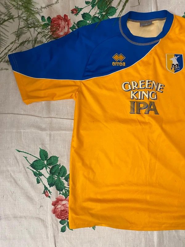 Errea Mansfield Town 2011/12 Erreà Home Shirt Vintage Jersey XL Size US XL / EU 56 / 4 - 8 Thumbnail
