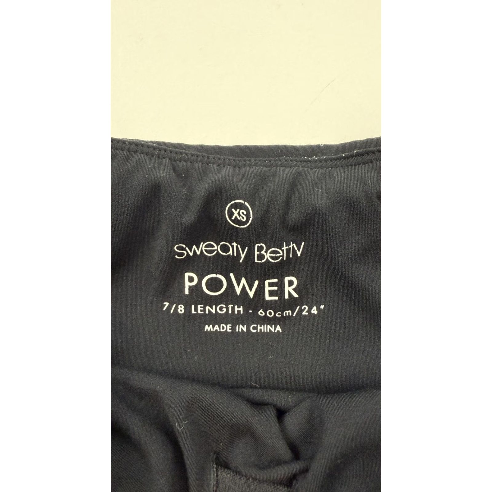 Sweaty Betty Sweaty Betty Power Leggings Womens XS Black 7/8 Length High Waist Yoga Gym Running Athleisure Size 26" / US 2 / IT 38 - 2 Thumbnail