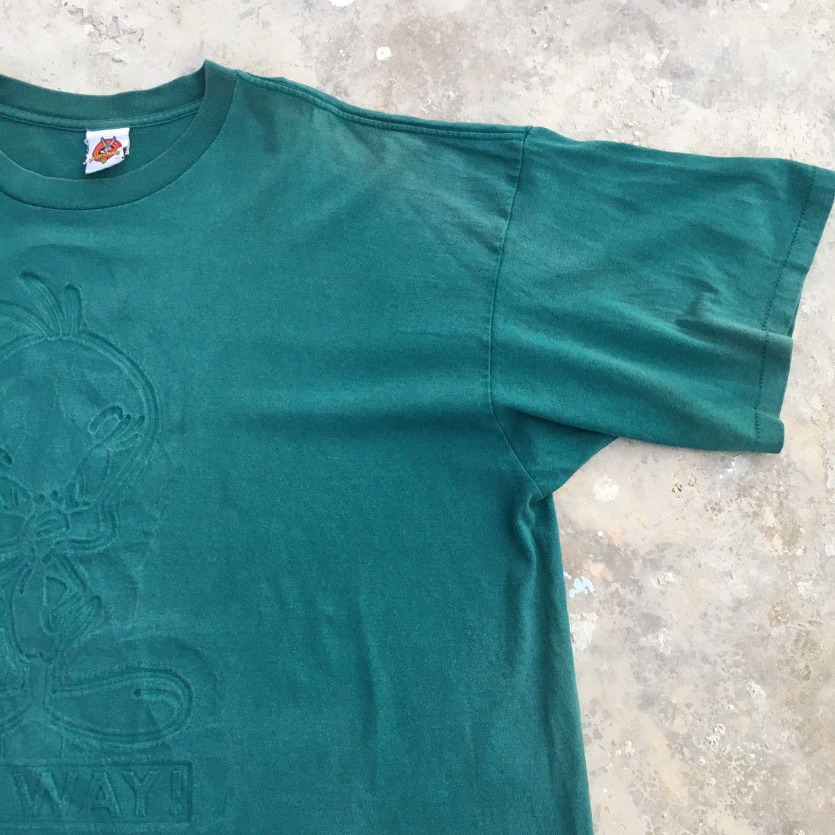 Cartoon Network × Vintage × Warner Bros Vintage 1997 Looney Tunes Studded Single Stitch Size US XXL / EU 58 / 5 - 6 Thumbnail
