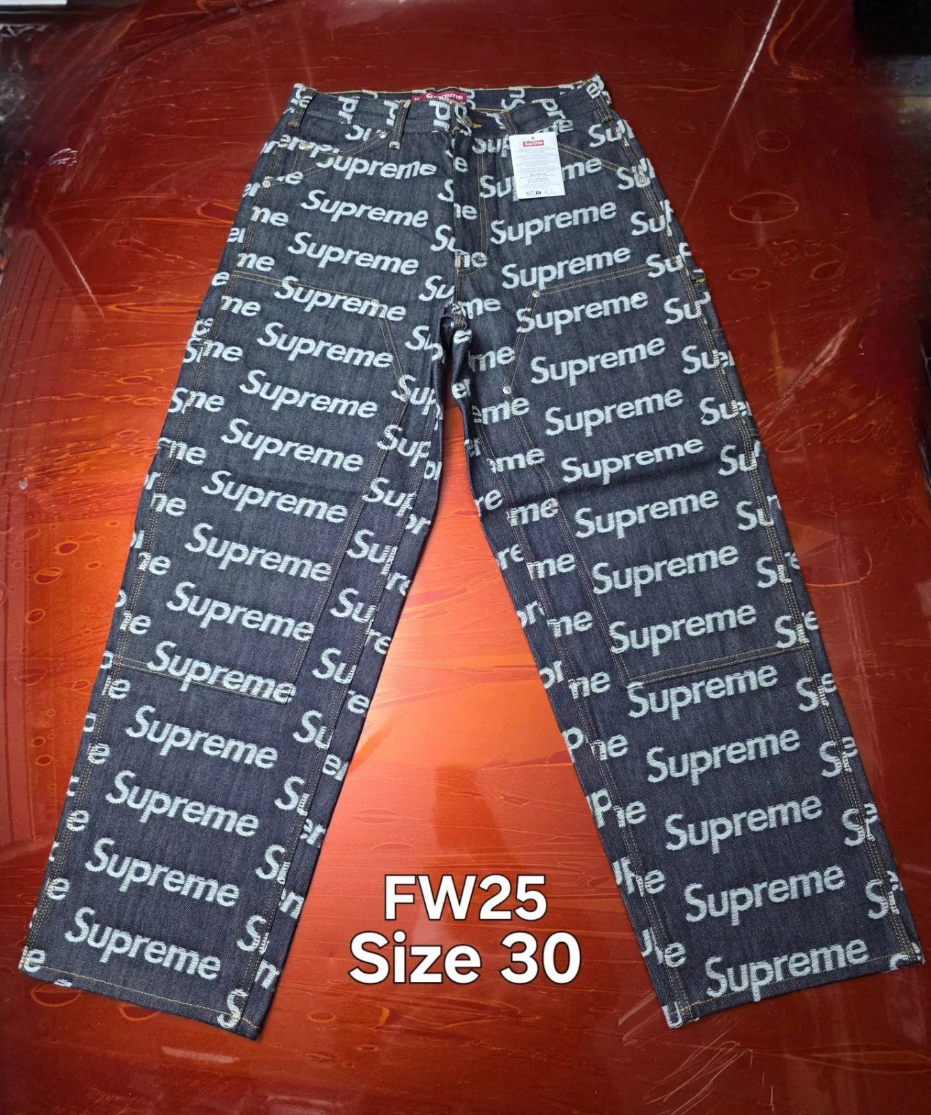 パンツ Supreme Jacquard Logos Double Knee 36 パンツ Supreme Jacquard Logos Double Knee 36 Supreme Jacquard