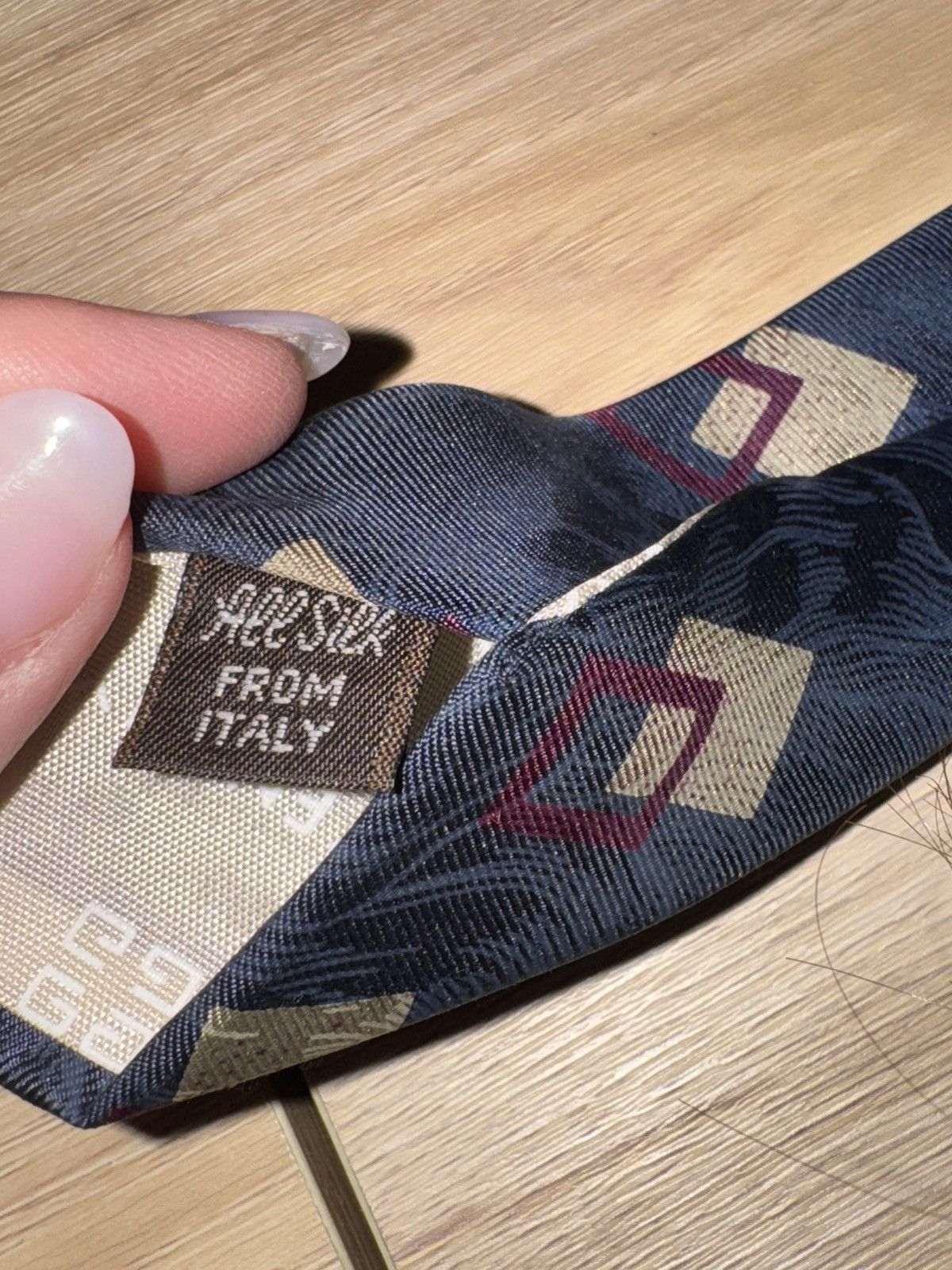 Givenchy Vintage Givenchy Monsieur Silk Tie – Designer Menswear Size ONE SIZE - 4 Thumbnail