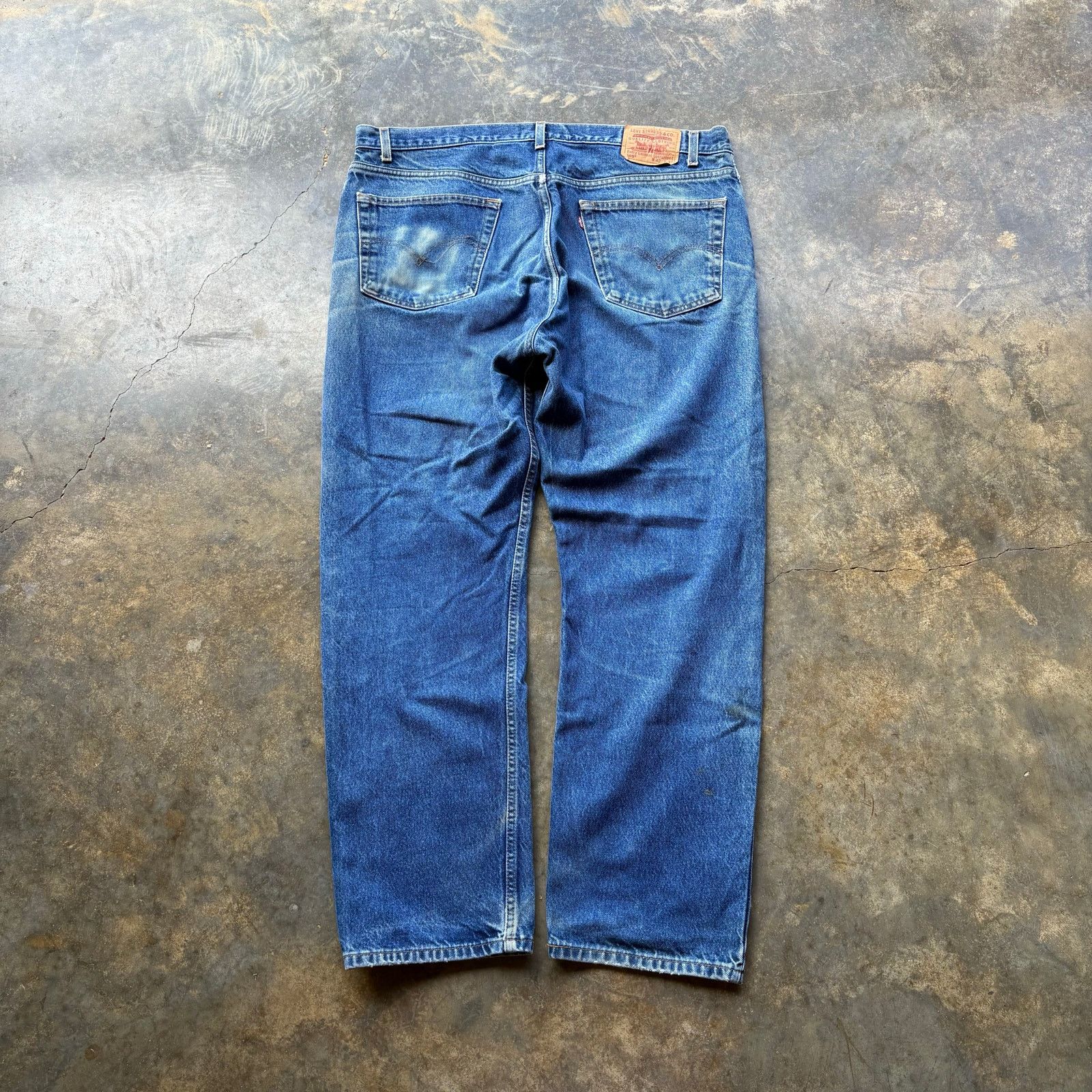 Levi's Worn In Vintage Levis 505 Blue jeans Size US 42 / EU 58 - 1 Thumbnail