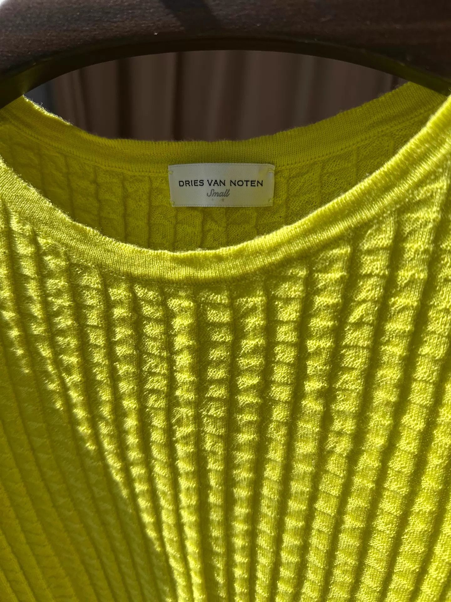 Dries Van Noten Dries Van Noten 100% Wool Textured Knit Sweater S New Size S / US 4 / IT 40 - 2 Thumbnail