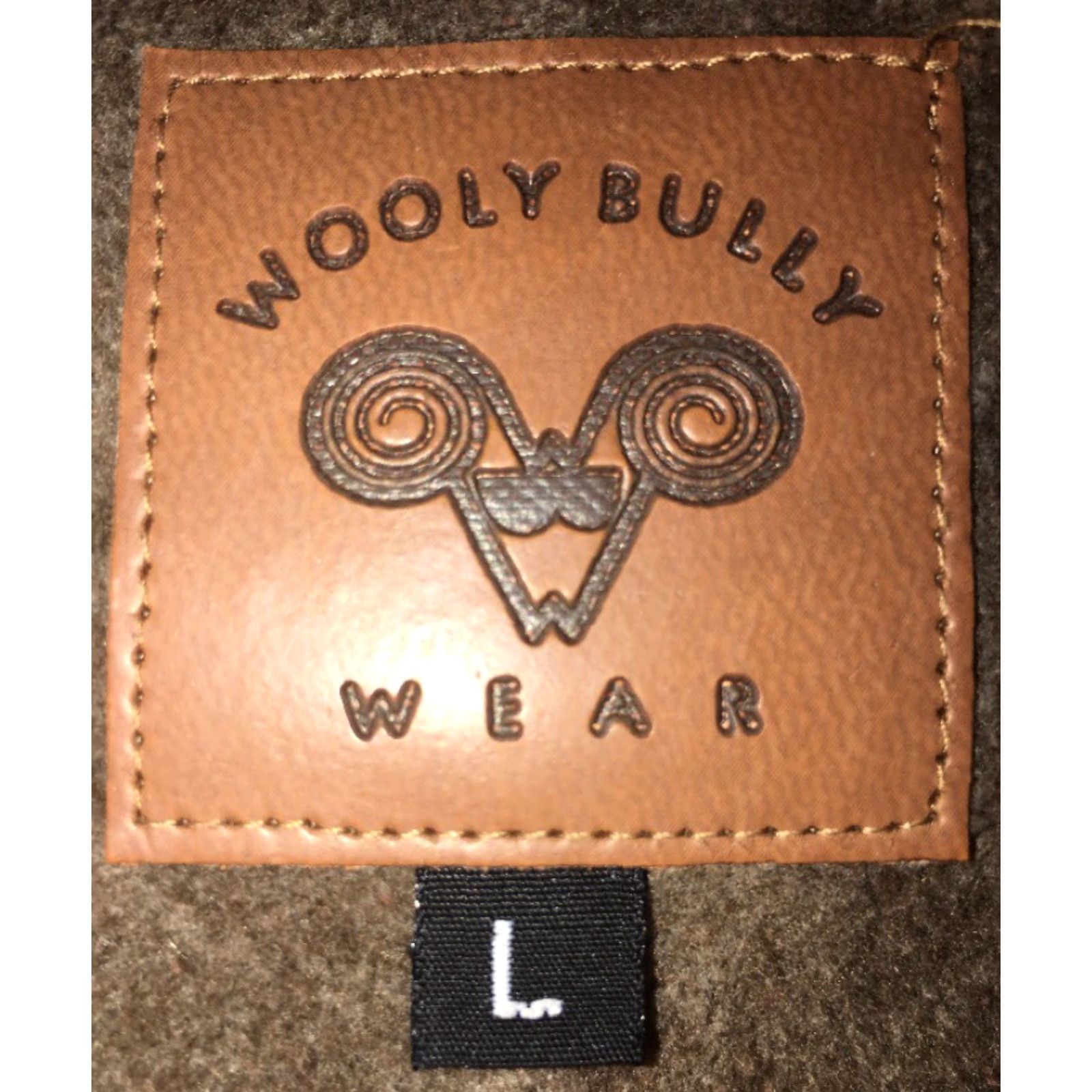 Vintage VINTAGE Wooly Bully Wear Sweater Orange Fleece Crewneck Size L Mens Size US L / EU 52-54 / 3 - 5 Thumbnail