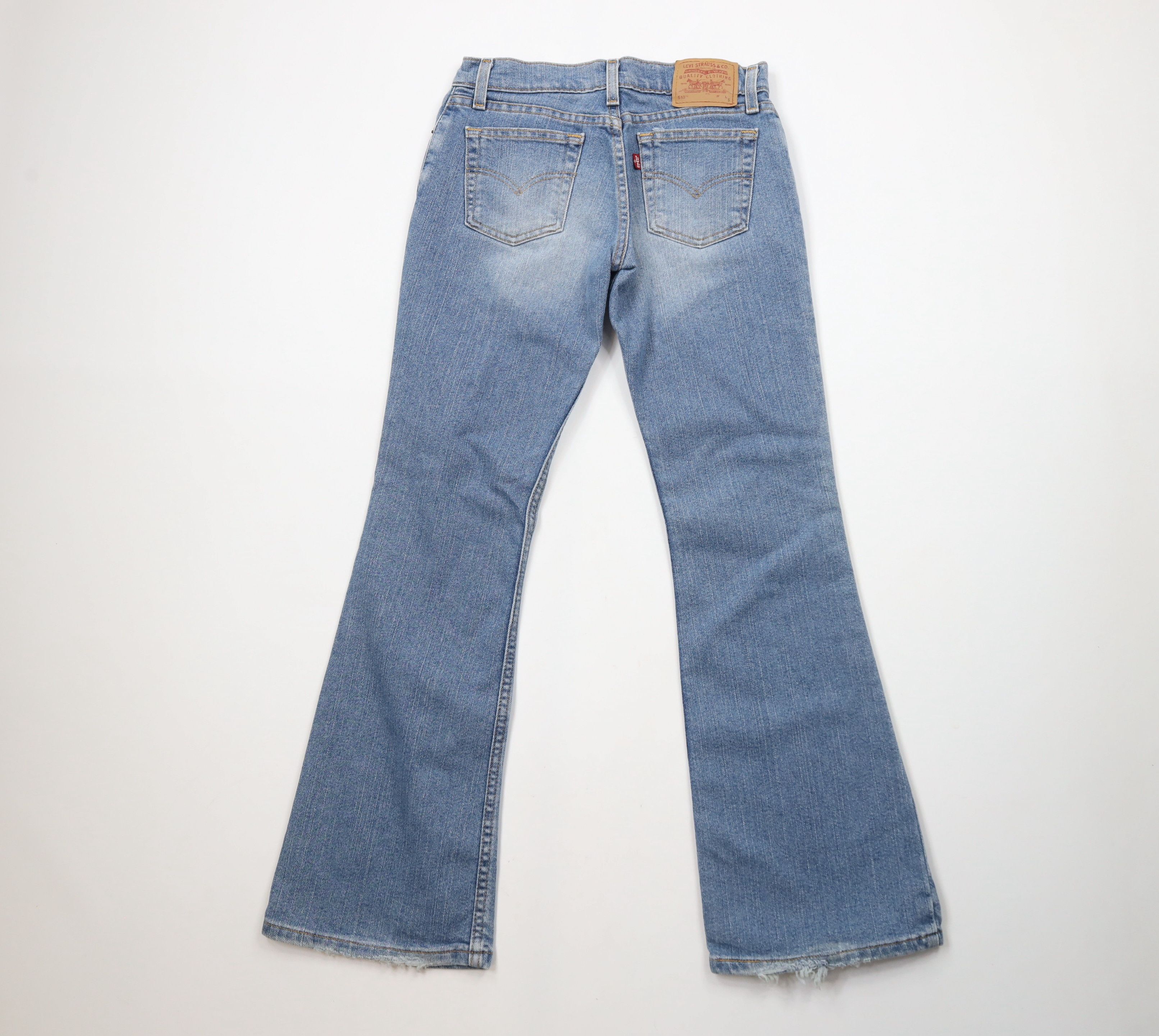 Levi's × Vintage Vintage Y2K 2002 Levis 518 Womens Stretch Bootcut Jeans Size 25" / US 0 / IT 36 - 9 Thumbnail