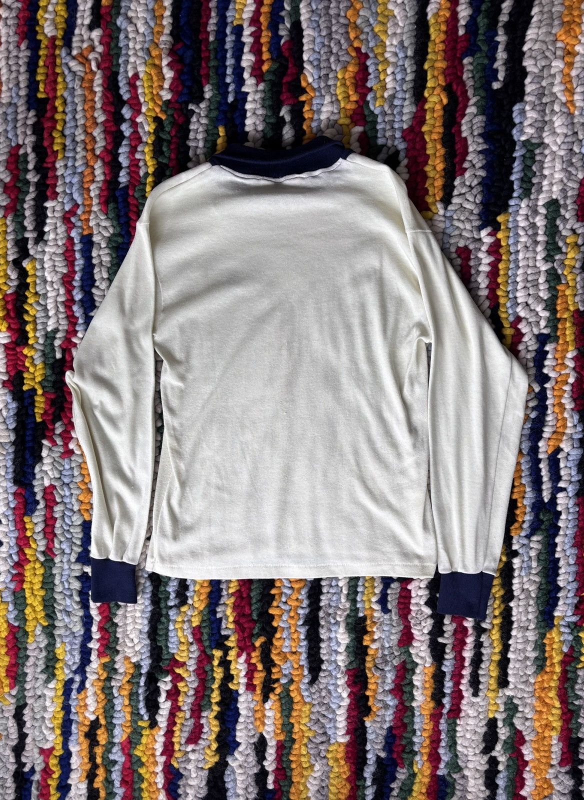 Levi's Vintage Clothing × Vintage 1970s Levi’s Saddle Man Collard Shirt Rare Size US M / EU 48-50 / 2 - 4 Thumbnail