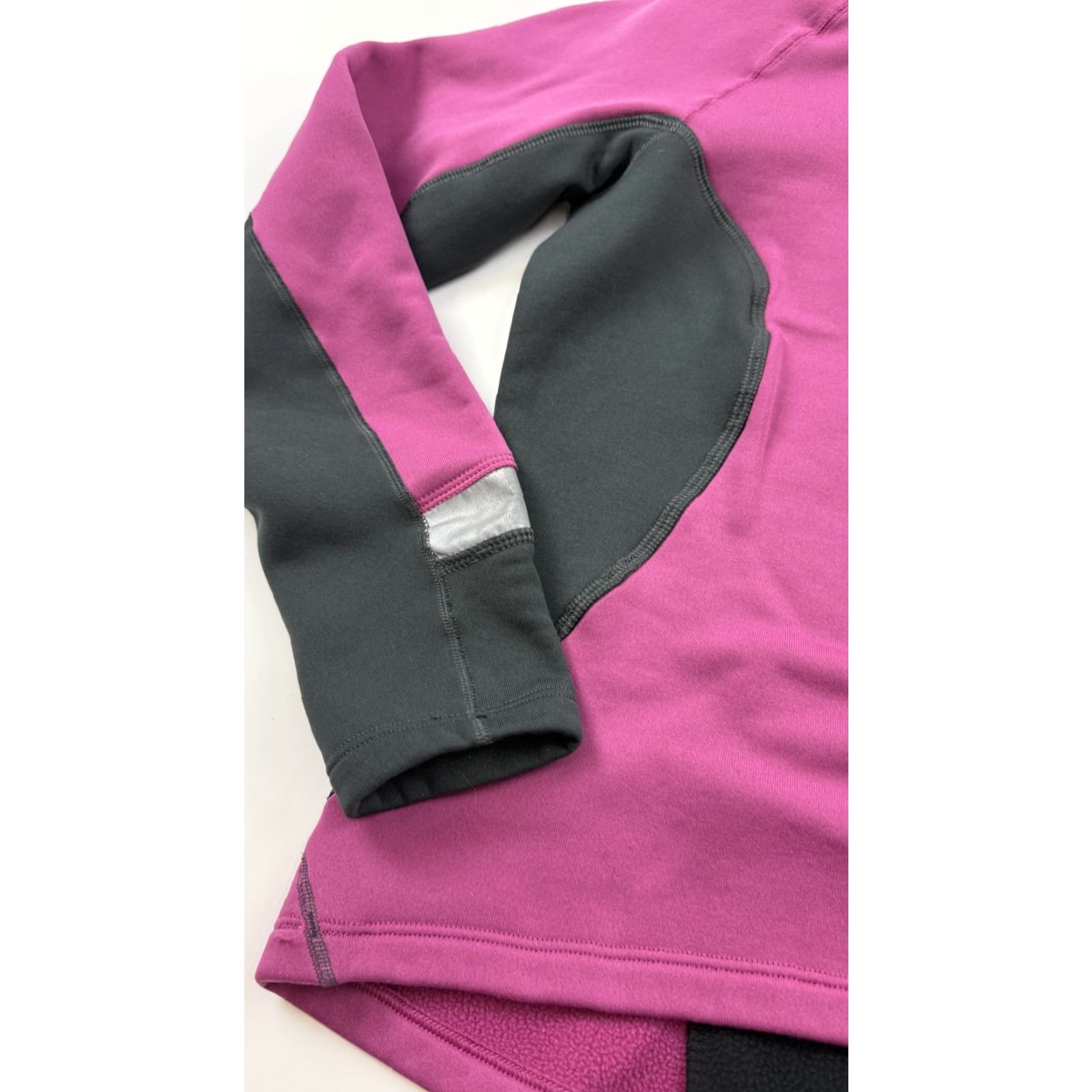 Vintage Novara Pullover Womens M Purple Quarter Zip Cycling Thermal Fleece Jersey Size M / US 6-8 / IT 42-44 - 5 Thumbnail