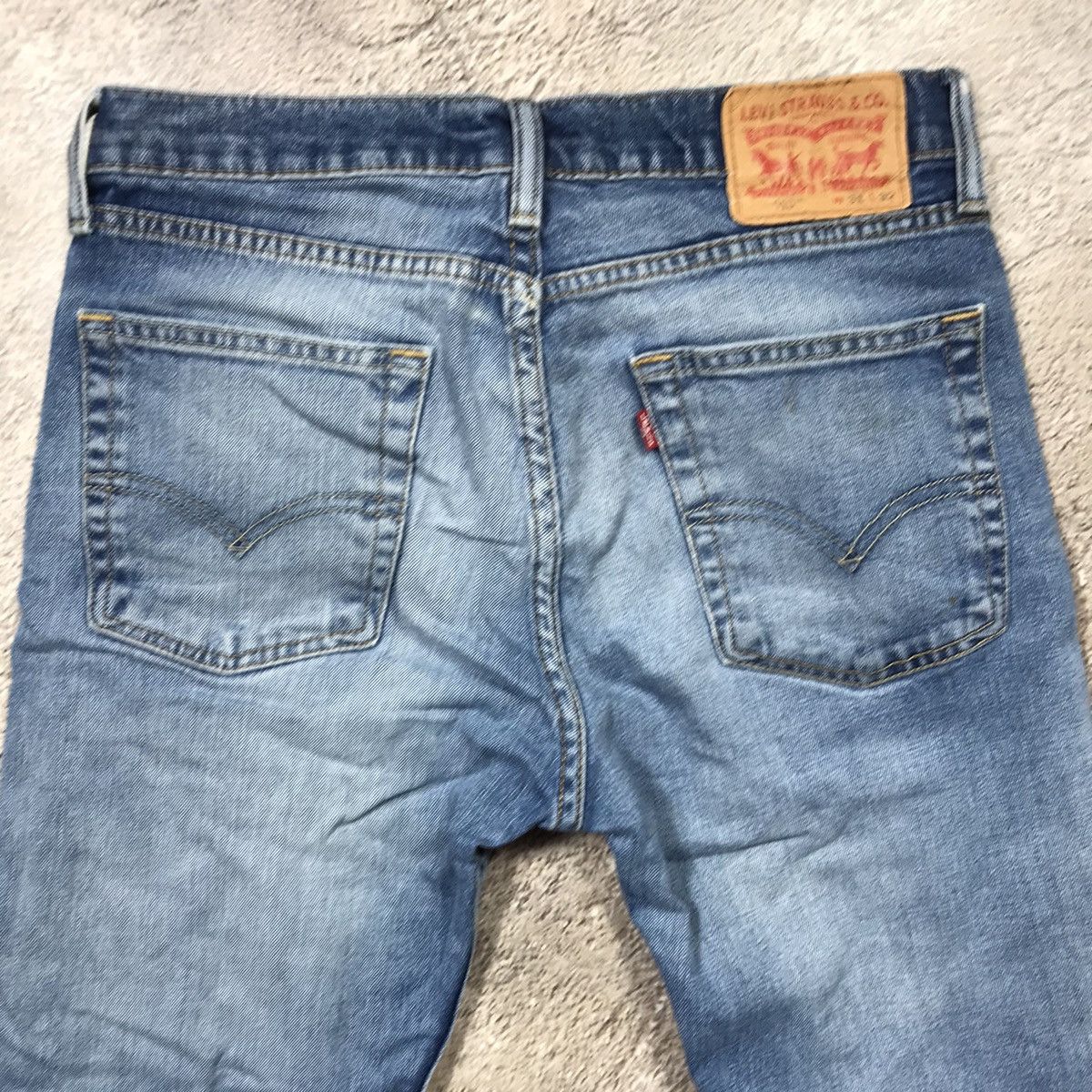 Vintage Vintage 90s Levis Distressed Baggy Jeans Grunge Thrashed 31 Size US 31 - 7 Thumbnail