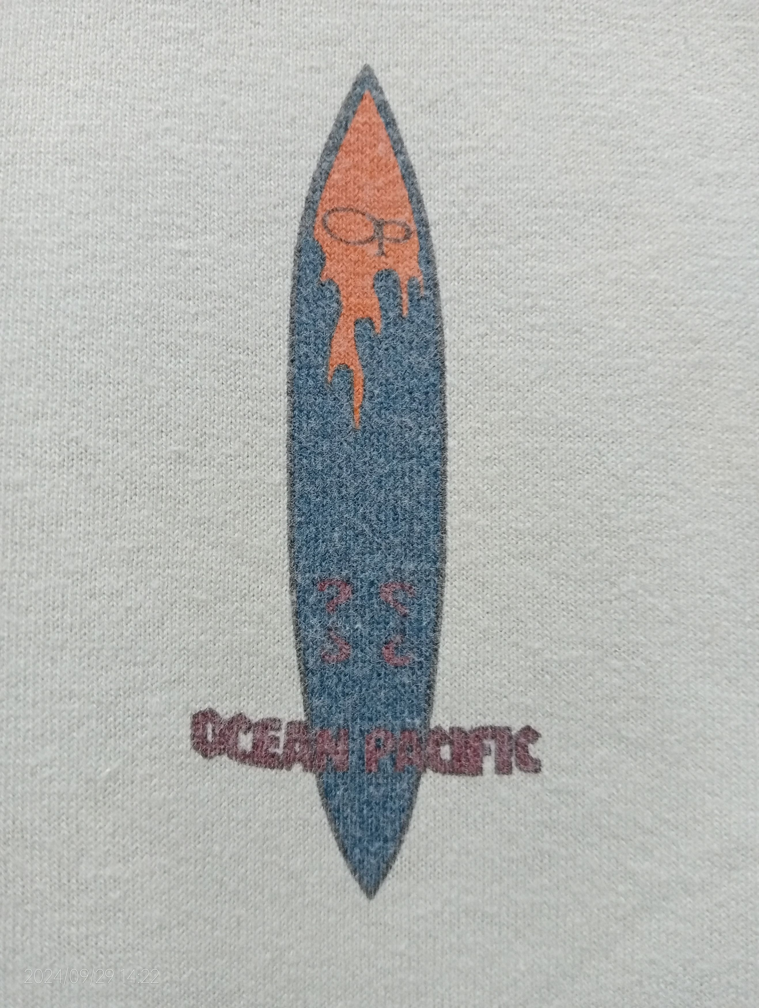 Ocean Pacific Vintage '80s Single Stitch Ocean Pacific Surf Tee Size US L / EU 52-54 / 3 - 4 Thumbnail