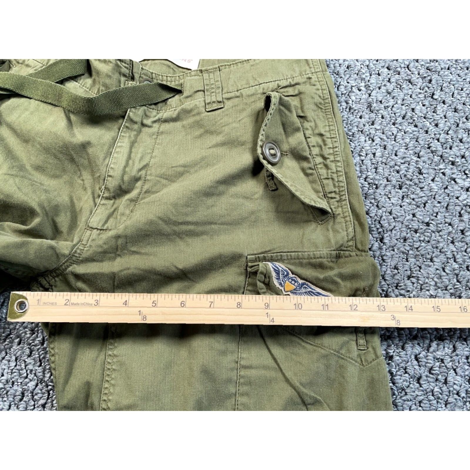 Vintage VINTAGE Sonoma Tactical Cargo Pants Mens 32 x 28 Green Straight Leg Workwear Outdoors Size US 30 / EU 46 - 7 Thumbnail