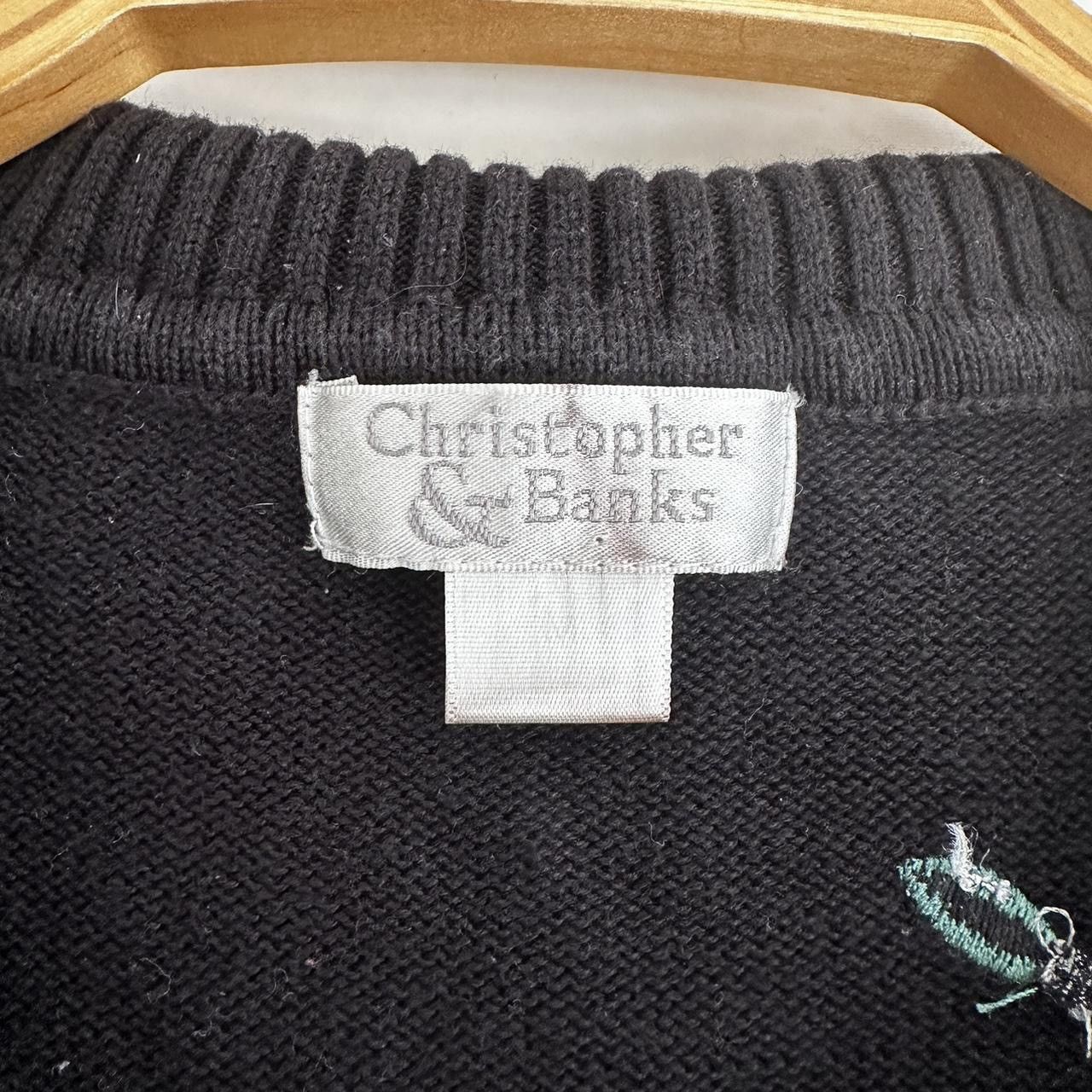 Vintage Vintage 90s Banks Cardigan Sweater Christmas Lights Rainbow Size M / US 6-8 / IT 42-44 - 2 Thumbnail