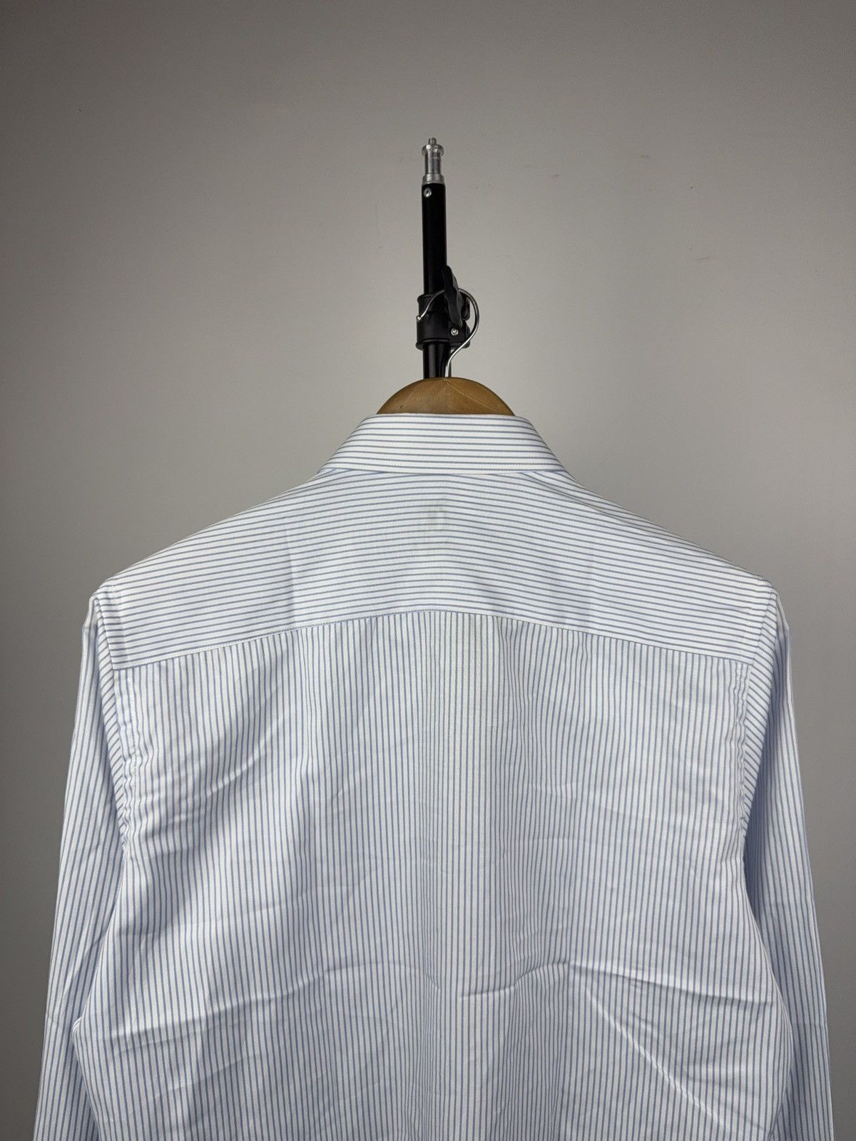 Bogner Luxury Bogner Striped Button Down Cotton Shirt Blue White Size US M / EU 48-50 / 2 - 10 Thumbnail