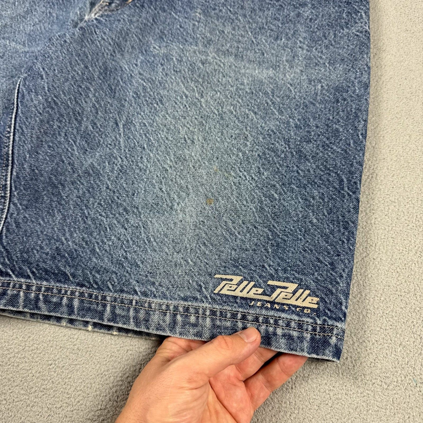 Pelle Pelle Pelle Pelle Denim Shorts 38 Jorts Baggy Skater Y2K 90s Size US 38 / EU 54 - 7 Thumbnail