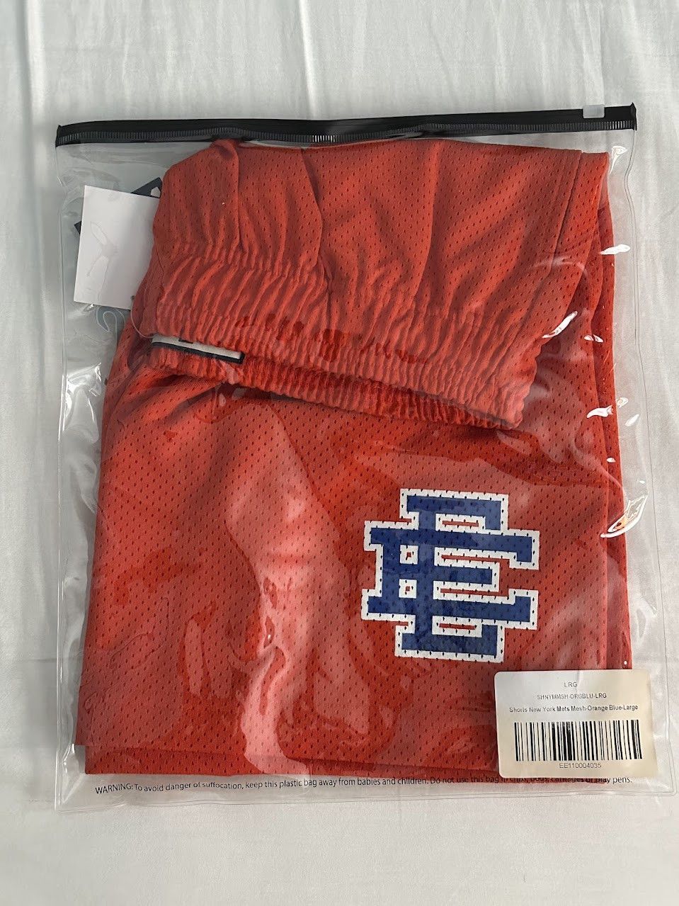 Eric Emanuel 2024 Eric Emanuel New York Mets Orange Shorts Size L Size US 34 / EU 50 - 2 Thumbnail