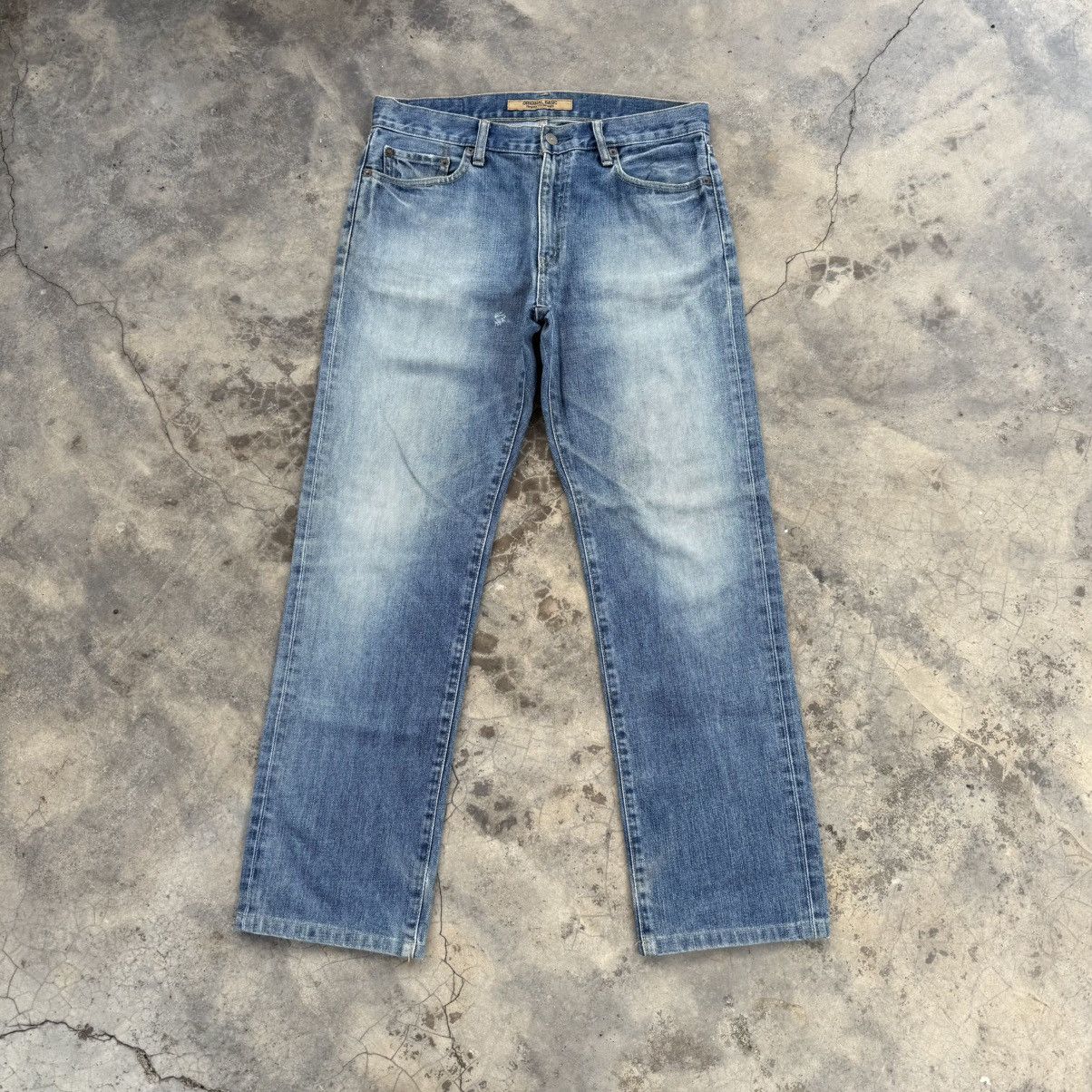 Japanese Brand VINTAGE JAPANESE FADED JEAN DENIM PANTS Size US 33 - 1 Thumbnail