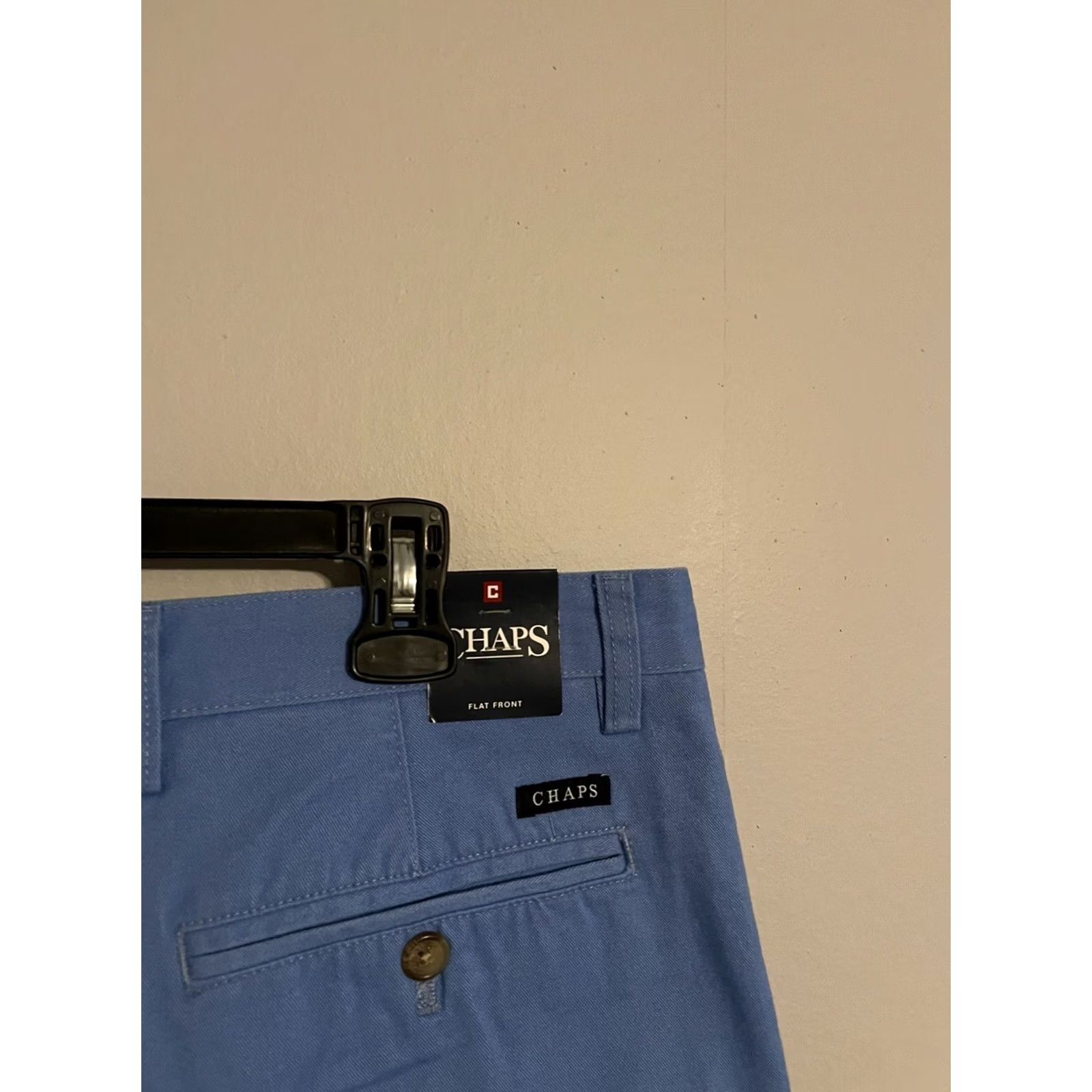 Chaps Chaps Chino Shorts Flat Front Cotton Blue Preppy Mens 38 Size US 38 / EU 54 - 2 Thumbnail