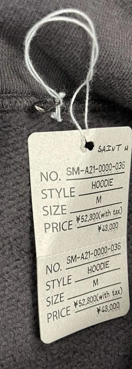 DENIM TEARS Saint Michael Tool Vintage Black Hoodie Size US M / EU 48-50 / 2 - 4 Thumbnail