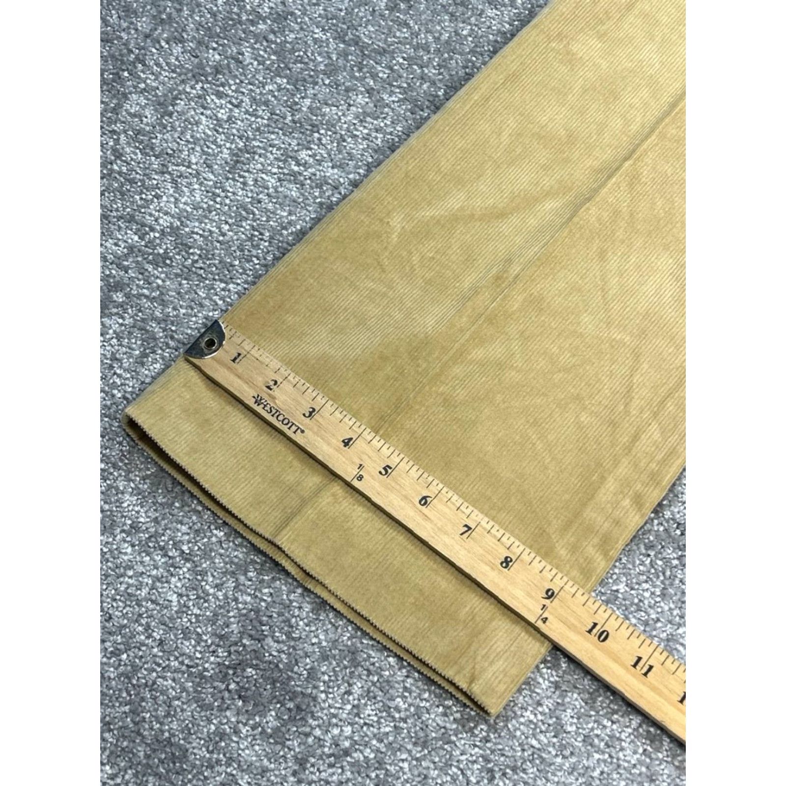 Brooks Brothers Brooks Brothers Corduroy Pants Womens 4 Beige Cotton Wide Leg Mid Rise Stretch Waist 28 Inseam 32 Flat Front Regular Style Dress Pants Vintage No Size 27" / US 4 / IT 40 - 5 Thumbnail