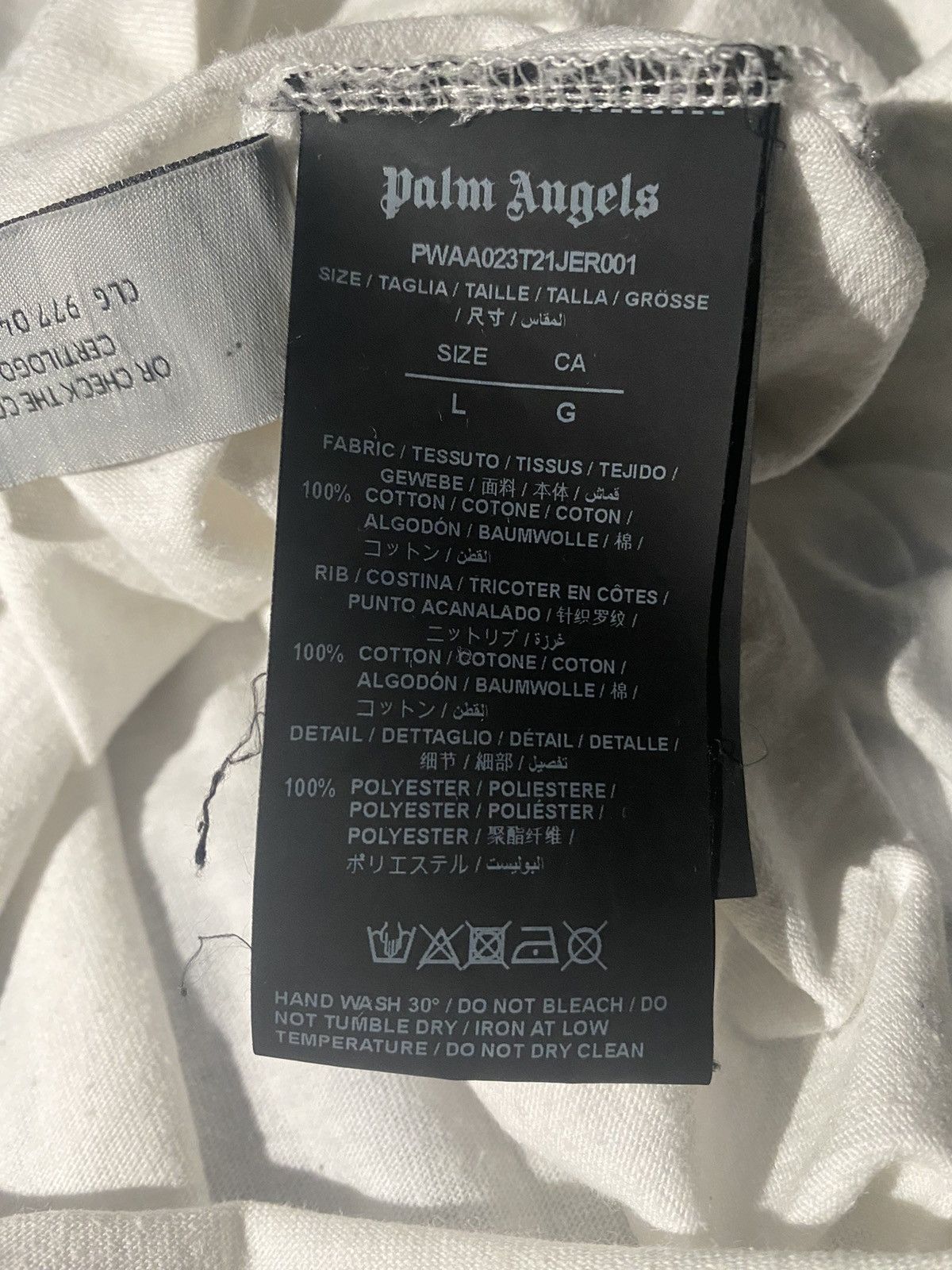 Palm Angels Palm Angels LuisaViaRoma Firenze T-Shirt Size US L / EU 52-54 / 3 - 6 Thumbnail