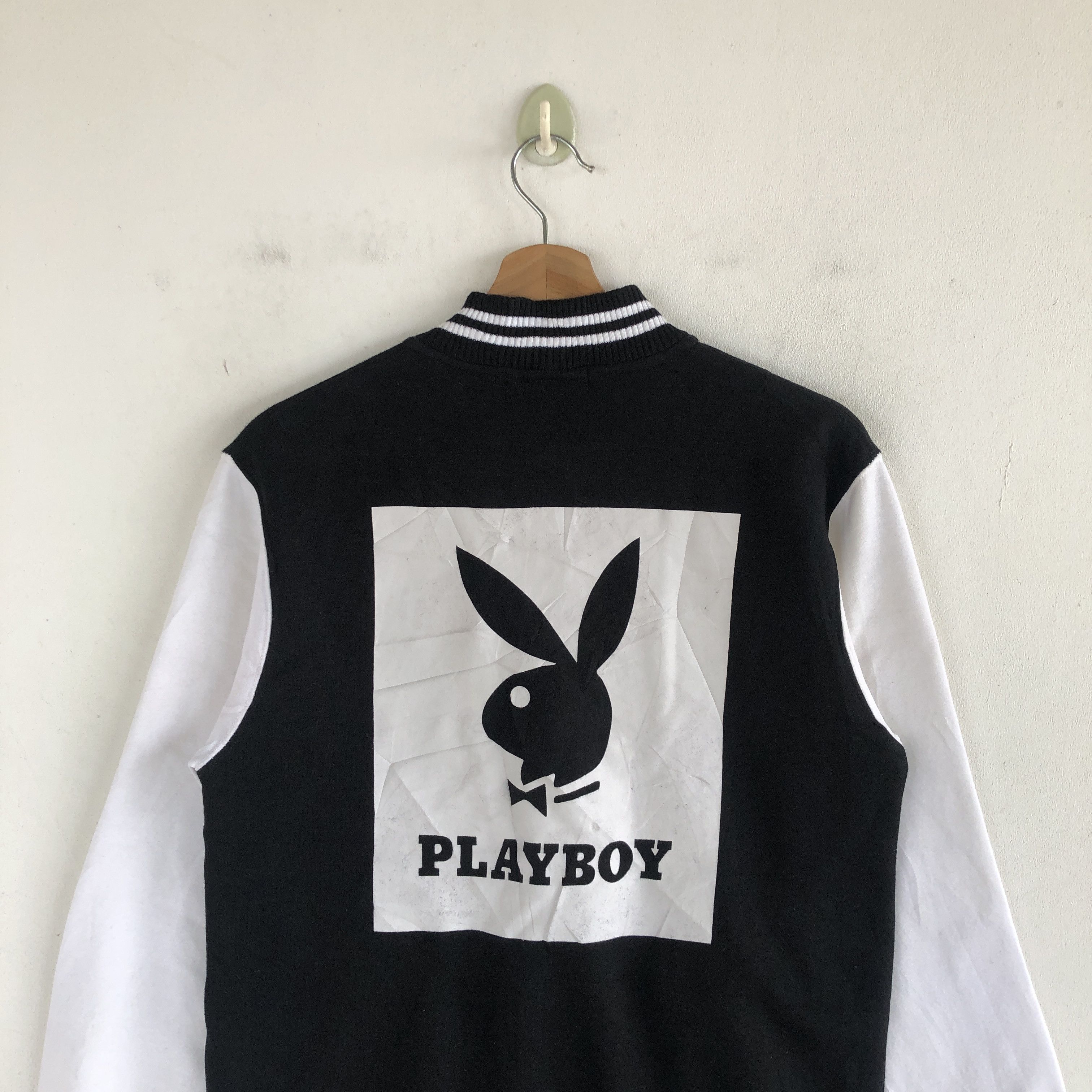 Playboy × Vintage Vintage Playboy Varsity Sweater Bunny Button Sweatshirt Size US S / EU 44-46 / 1 - 3 Thumbnail
