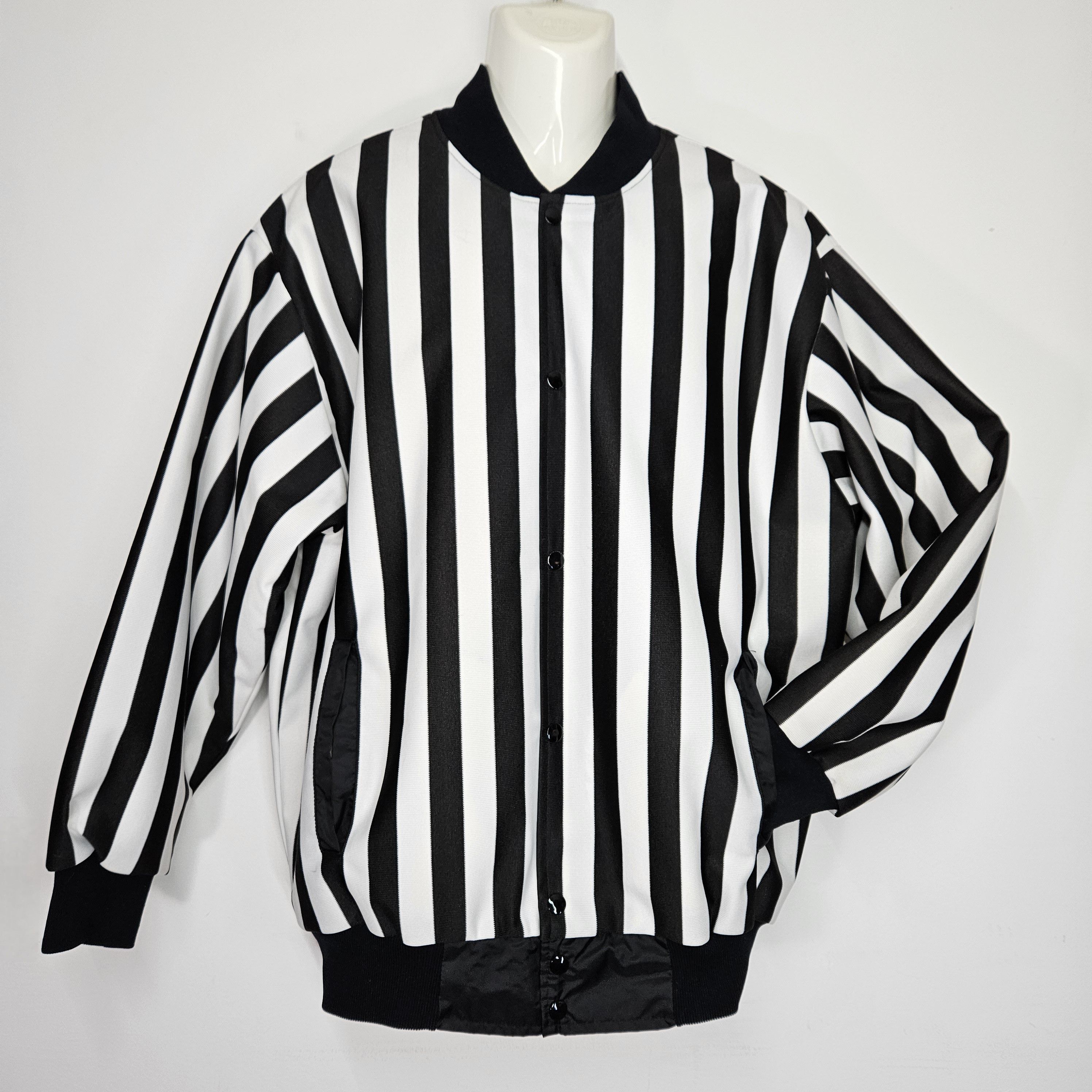 Other Honig's Men's M Jacket Vintage Referee Bomber Black White Size US M / EU 48-50 / 2 - 1 Thumbnail