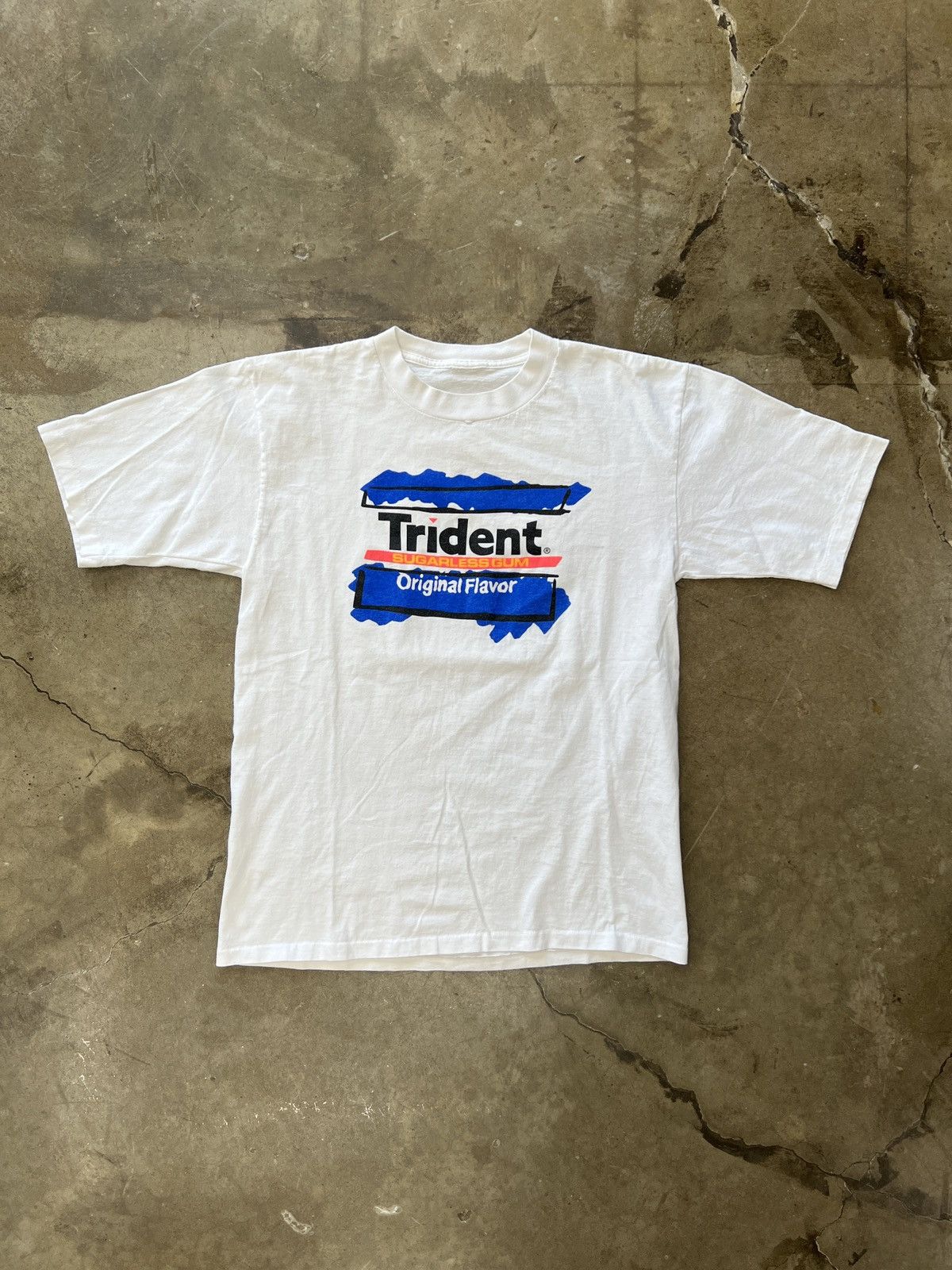 Vintage Vintage 90s MTV Trident Gum Promo Tee Single Stitch Large Size US L / EU 52-54 / 3 - 5 Thumbnail