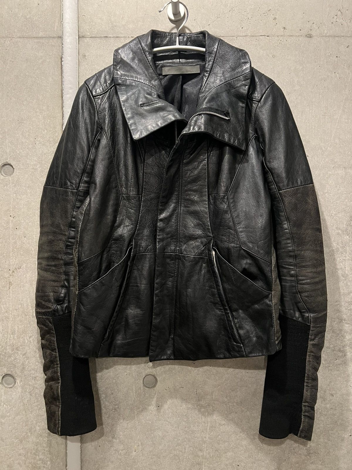 【専用】ekam style leather jacket EKAM Early 00s Lambskin Leather Rider Jacket Kanya Miki, a