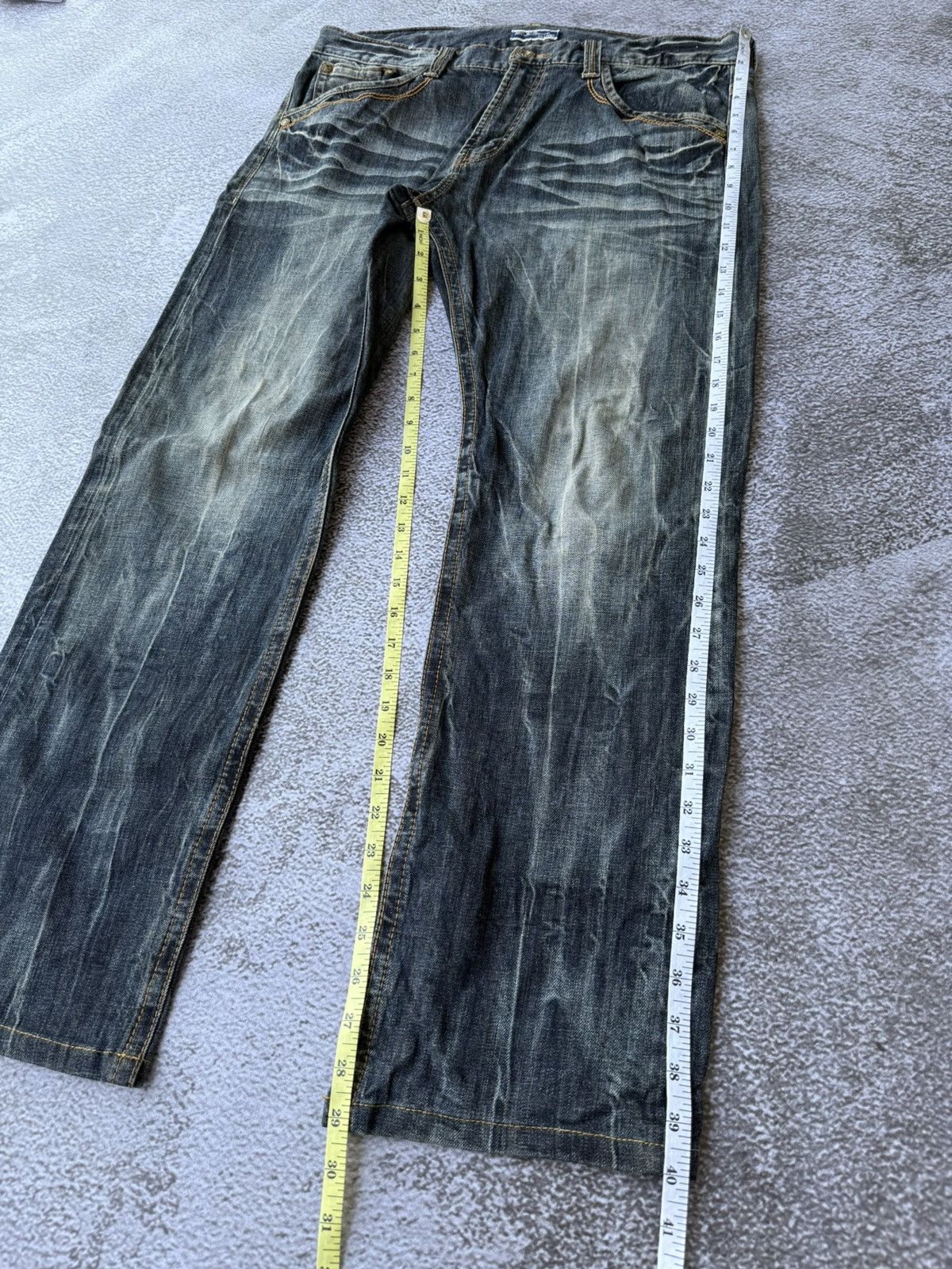 20471120 × Beauty Beast × Japanese Brand Villand stone real jeans special editon natural clothes Size US 35 - 12 Thumbnail