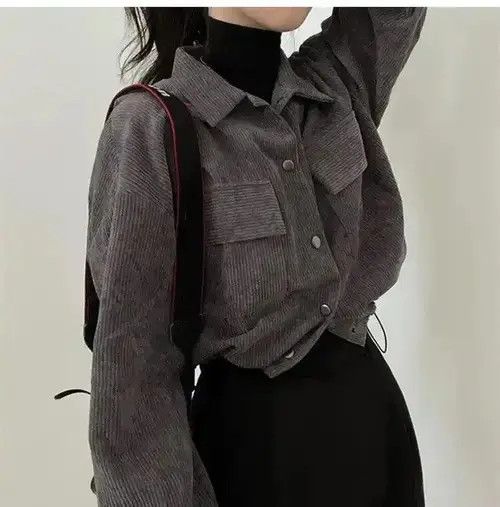 Japanese Brand × Vintage Fine Women Fashion Long Sleeve Drawstring Size ONE SIZE - 3 Thumbnail
