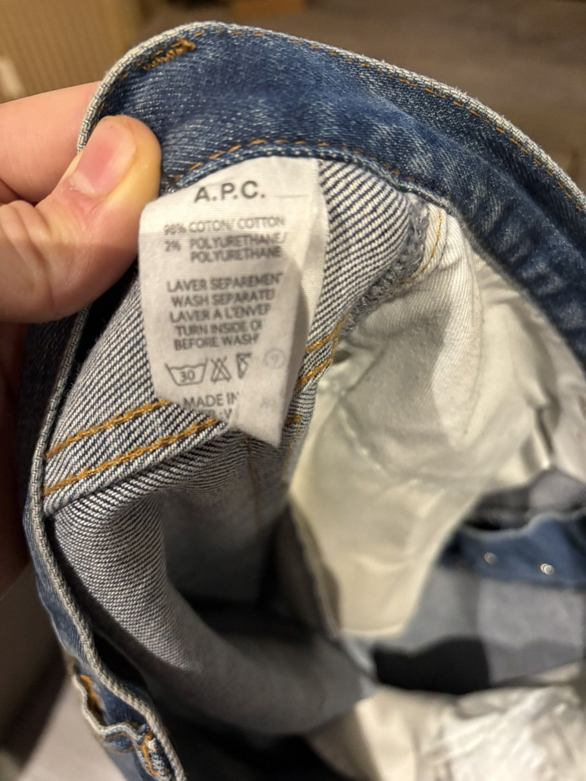 A.P.C. APC Skinny Jeans Size US 30 / EU 46 - 4 Thumbnail