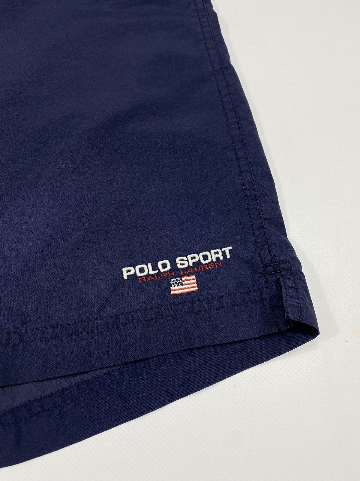 Polo Ralph Lauren Vintage Polo Sport Ralph Lauren Nylon Swim Beach Shorts Size US 33 - 3 Thumbnail