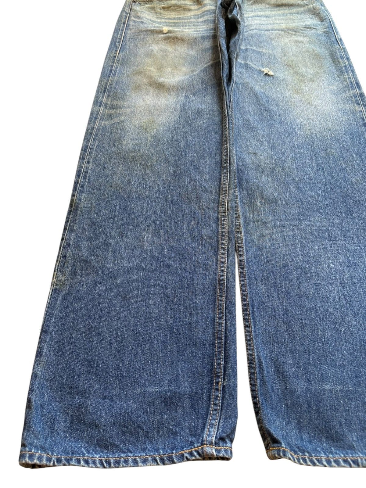 Levi's Vintage 90s Levis 503 Selvedge Rusty Mud Wash Loose Jeans Size US 36 / EU 52 - 6 Thumbnail