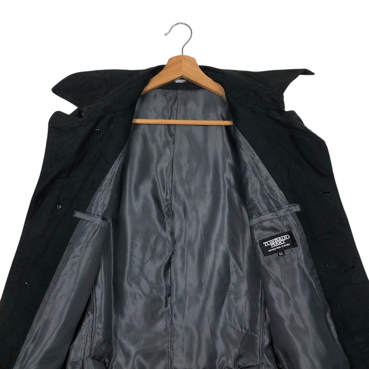 Tornado Mart 📌Rich Black Vintage Chore Work Jacket Tornado Mart Japan Size US L / EU 52-54 / 3 - 15 Thumbnail