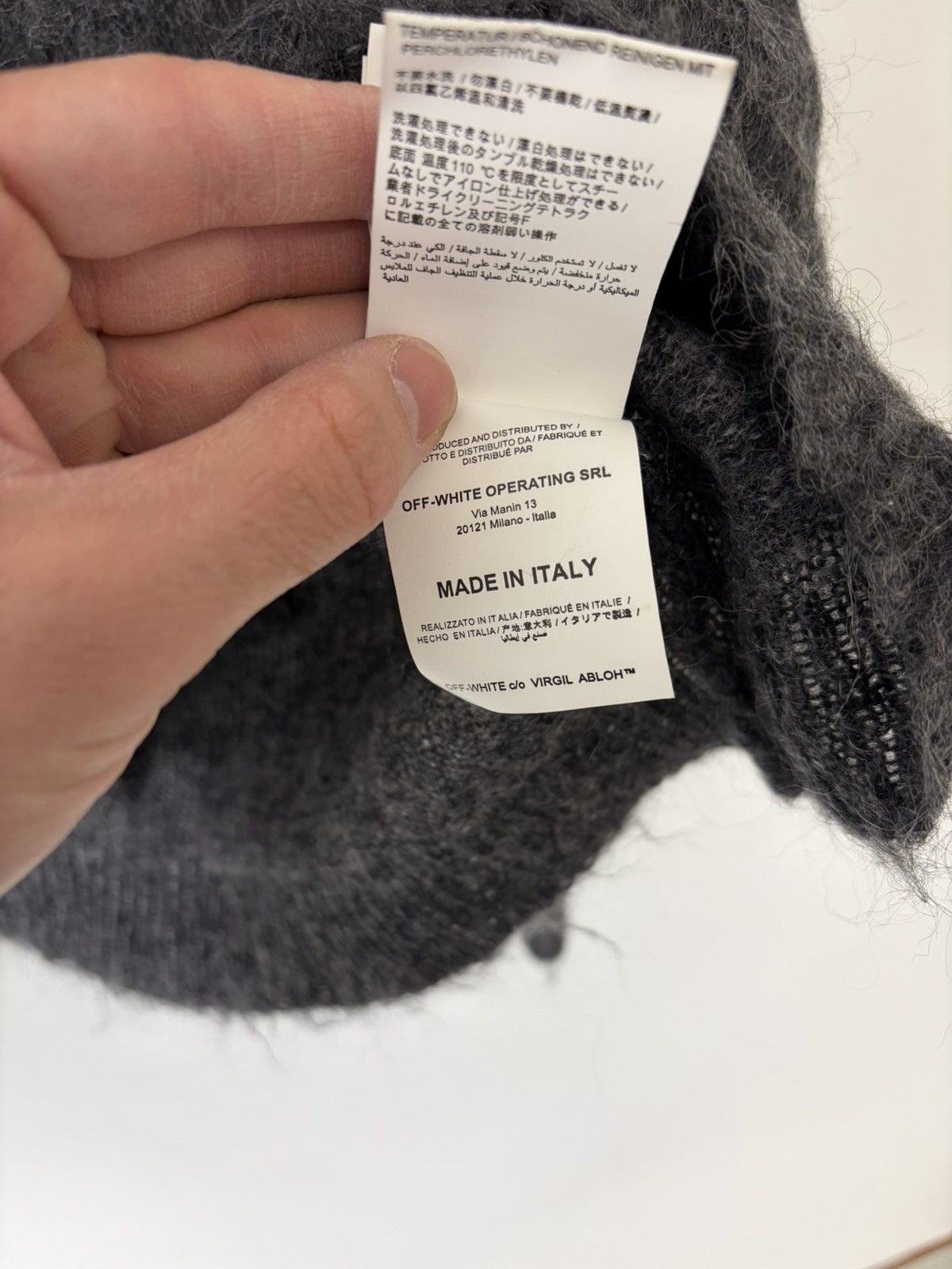 Off-White Off White Mohair sweater Size US S / EU 44-46 / 1 - 6 Thumbnail