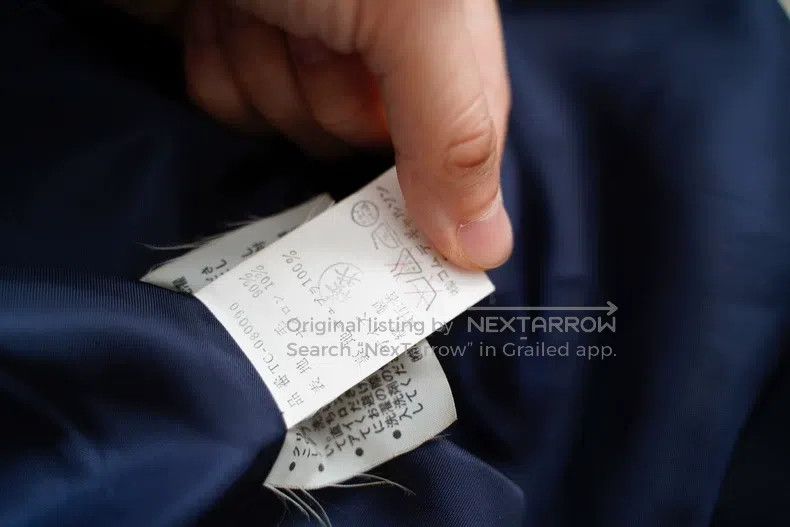 Comme des Garcons Comme Des Garcons Navy blue asymmetric sailor collar coat Size M / US 6-8 / IT 42-44 - 9 Thumbnail