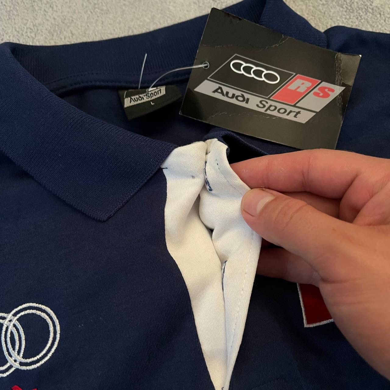 Audi Vintage Audi Racing Polo Shirt Y2K Size US L / EU 52-54 / 3 - 7 Thumbnail