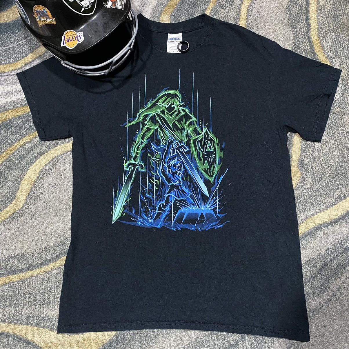 Gildan × Japanese Brand × Nintendo The Legend of Zelda Shirt Size US M / EU 48-50 / 2 - 1 Thumbnail