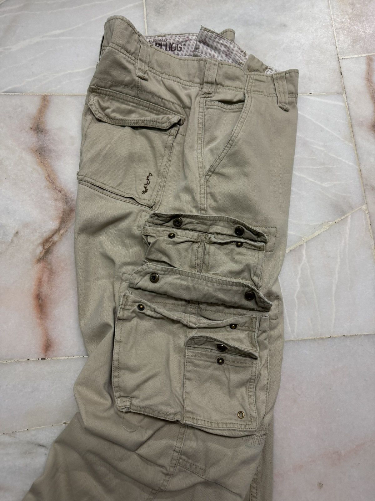 PPFM INSANE 3D POCKET VINTAGE USRN 95705 PLUGG CARGO DISTRESS Size US 34 / EU 50 - 16 Thumbnail