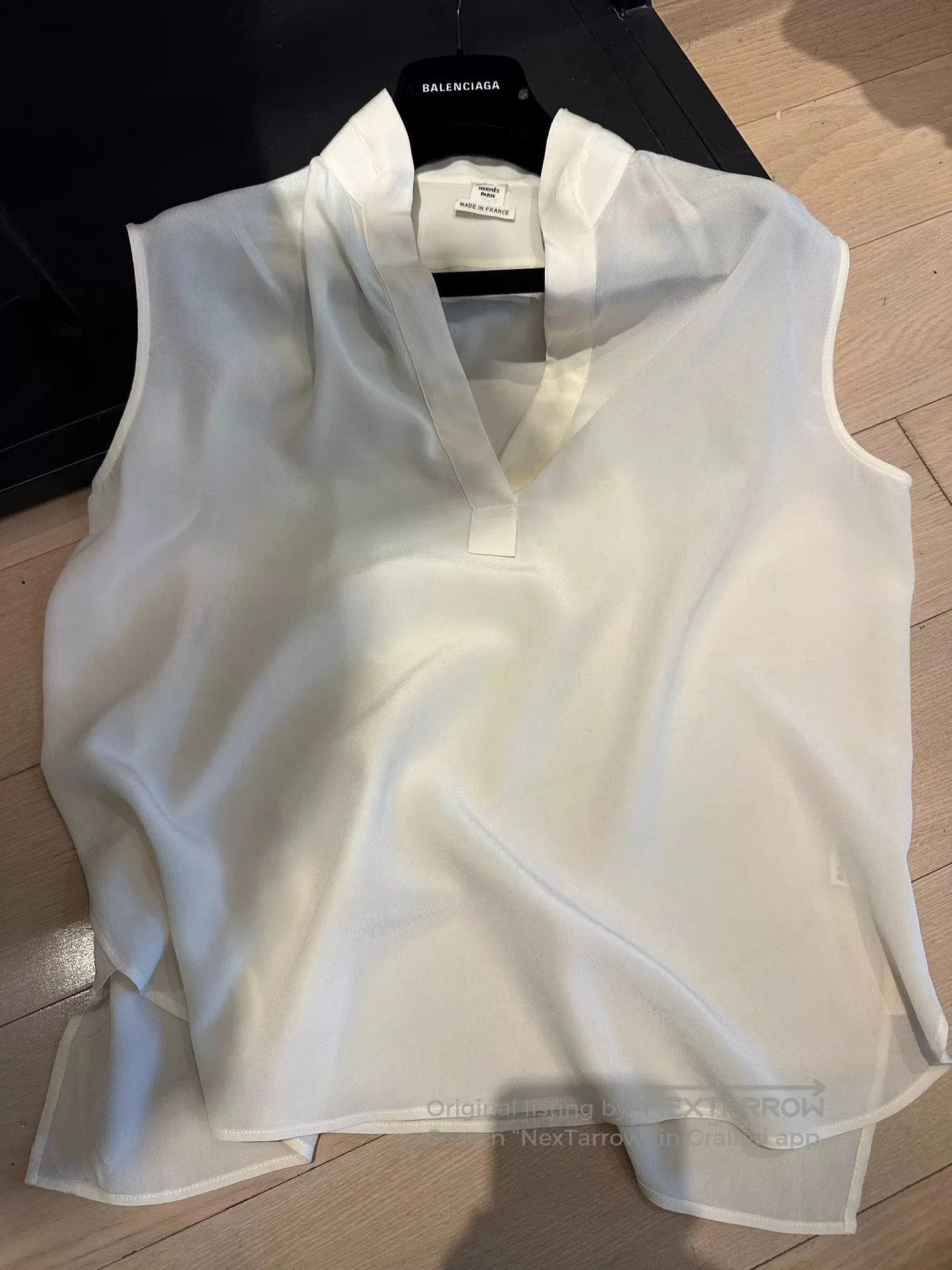 Hermes Hermes Silk Sleeveless Top. Size US M / EU 48-50 / 2 - 2 Thumbnail