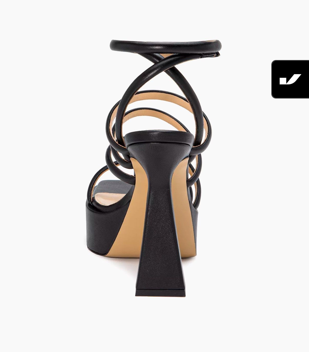 MACH & MACH Nib Mach & Mach Strappy Leather Platform Sandals size 6.5 37 Size US 7 / IT 37 - 7 Thumbnail