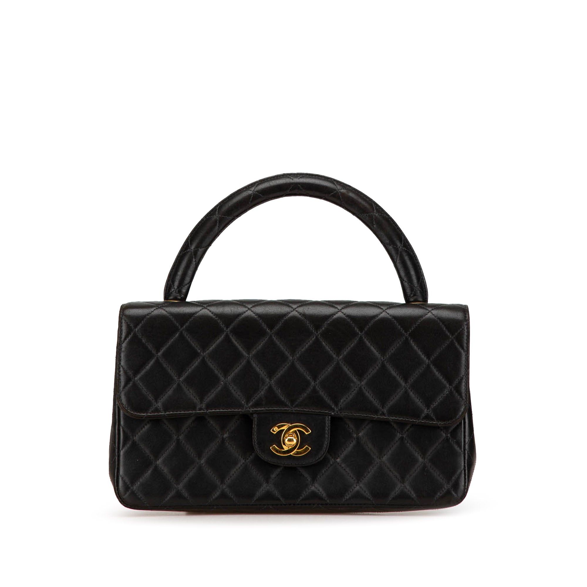 Chanel Chanel Medium Classic Lambskin Kelly Flap Bag Black Size ONE SIZE - 1 Thumbnail