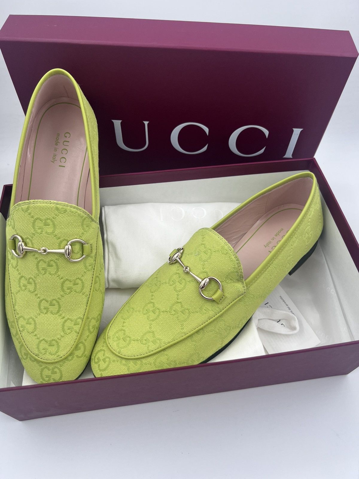 Gucci New Gucci Jordaan Loafers IT 39/ US 9 Size US 9 / IT 39 - 8 Thumbnail