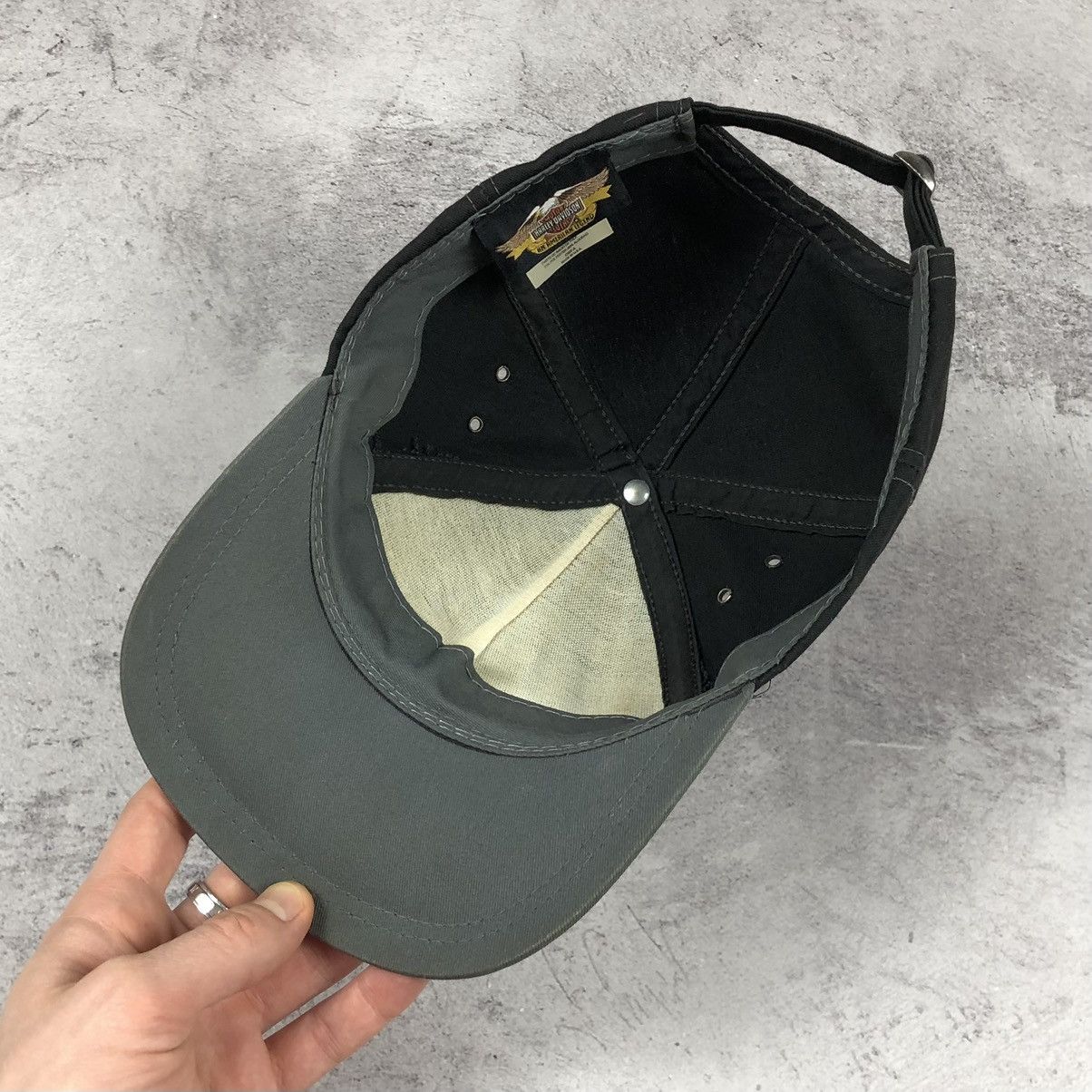 Harley Davidson Vintage Harley-Davidson USA Cap Size ONE SIZE - 9 Thumbnail