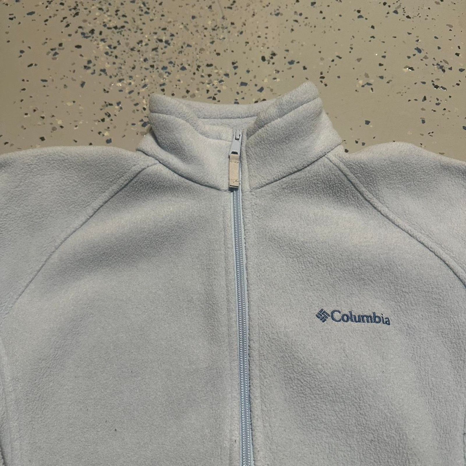 Columbia Women’s Columbia Baby Blue Fleece Zip Up Jacket Size M / US 6-8 / IT 42-44 - 2 Thumbnail