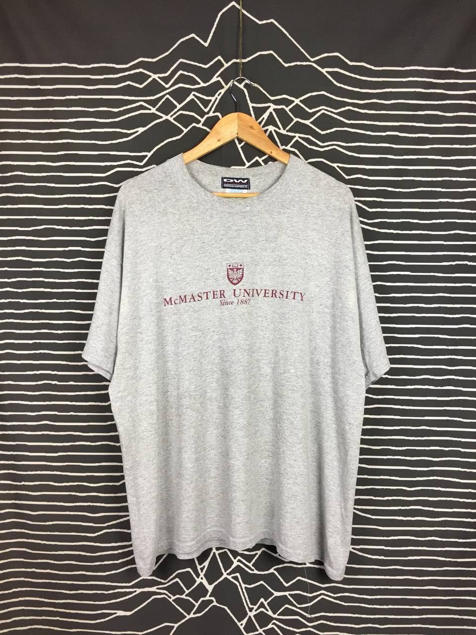 Vintage Vtg Dubwear Clothing Co. McMaster University Spell Out Tee Size US XL / EU 56 / 4 - 1 Thumbnail