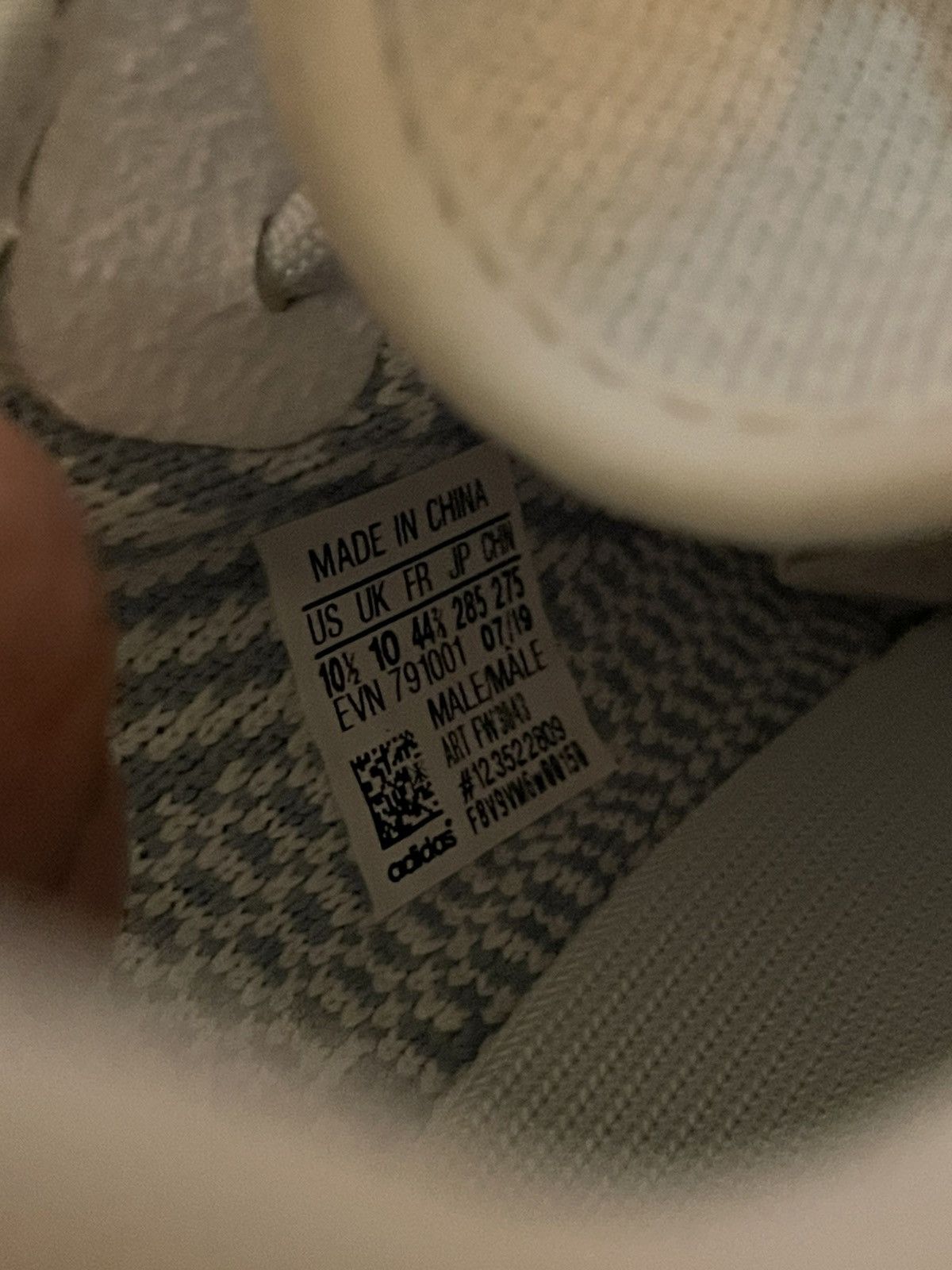 Yeezy Yeezy 350 V2 Clout White Non-Reflective Size US 10.5 / EU 43-44 - 10 Thumbnail