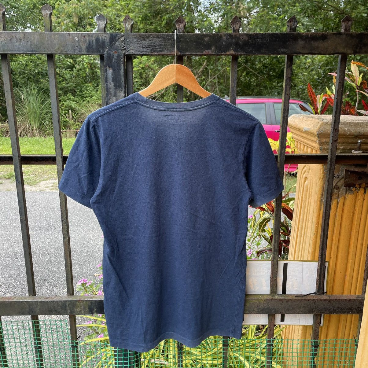 Blue Blue Japan 🔥🇯🇵Vintage Blue Blue Japan Big Logo Spellout Sun Faded Tee Size US M / EU 48-50 / 2 - 2 Thumbnail