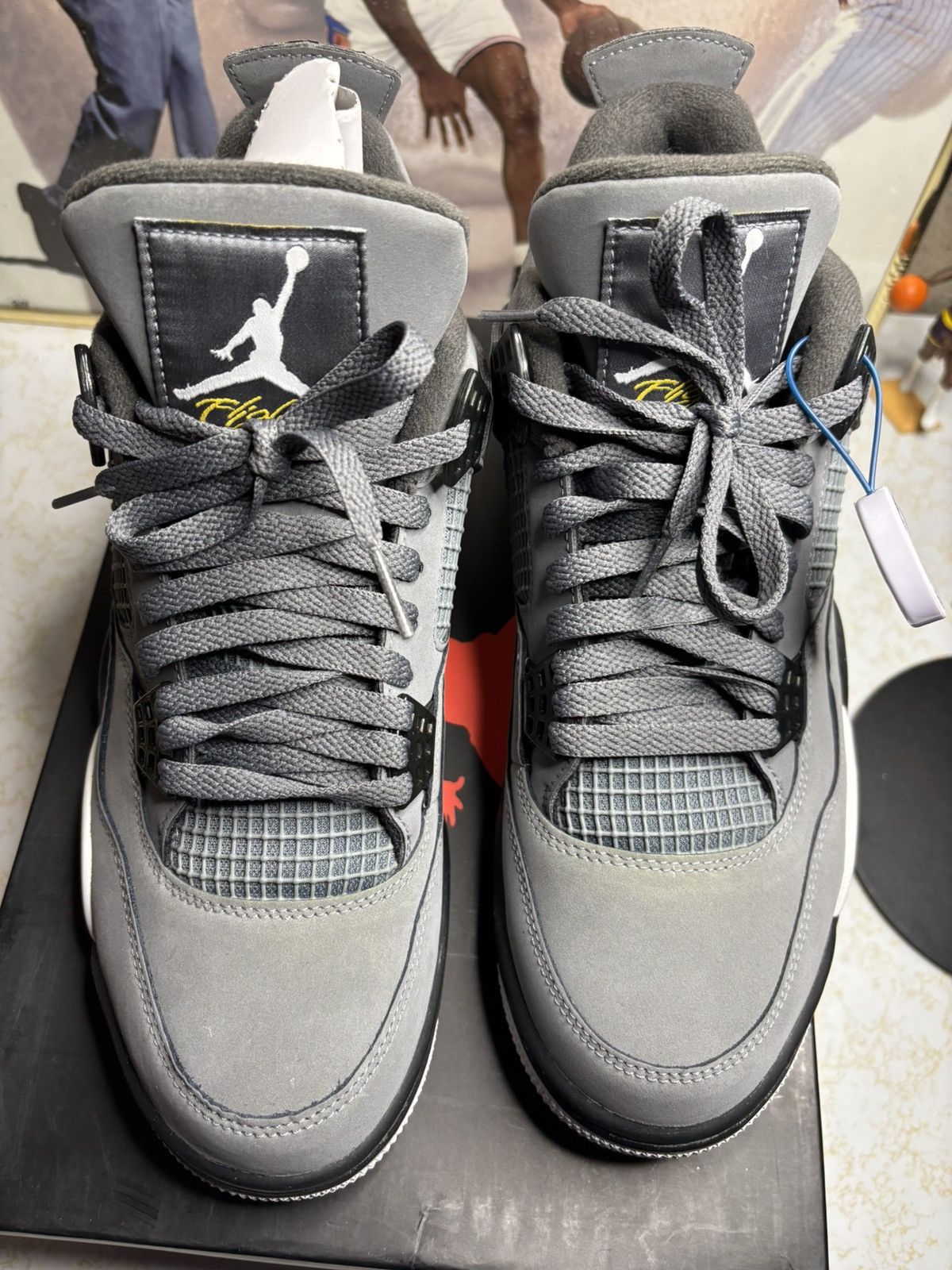 Jordan Brand Jordan Retro 4 ‘cool grey’ Size US 10 / EU 43 - 2 Thumbnail