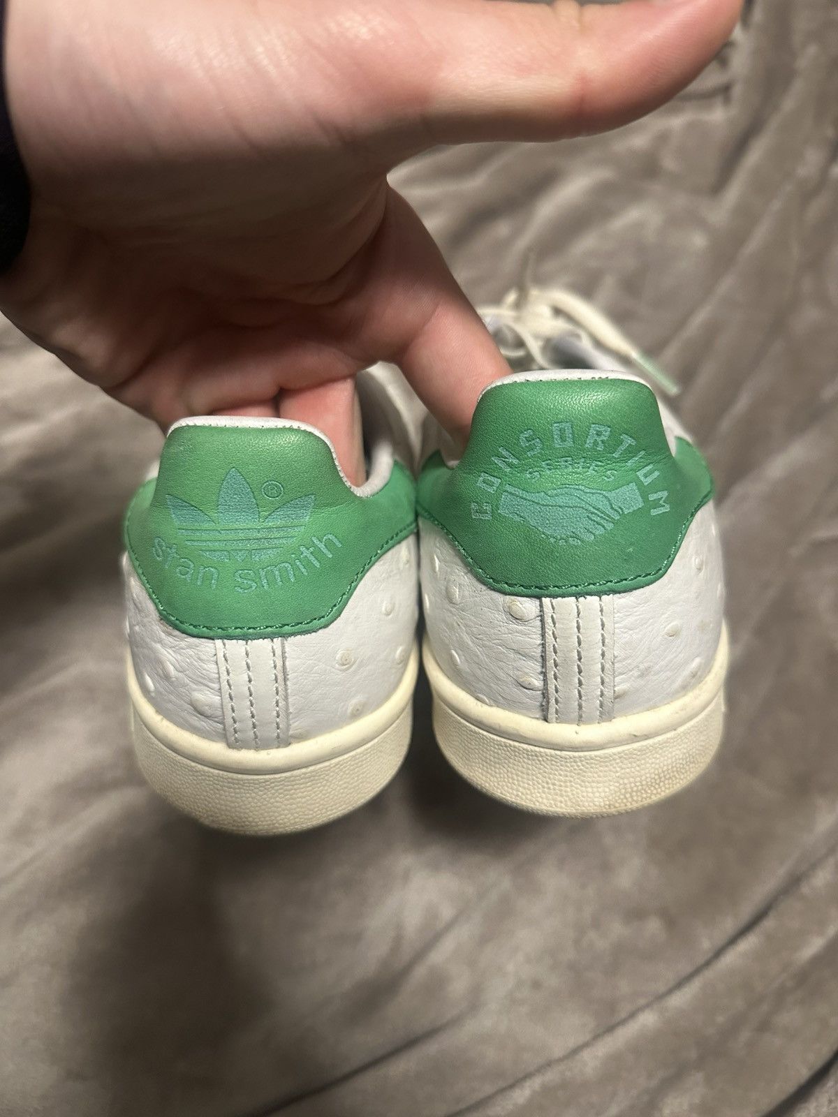 Adidas Size 8.5 - adidas Stan Smith Ostrich Sneakers Size US 8.5 / EU 41-42 - 4 Thumbnail